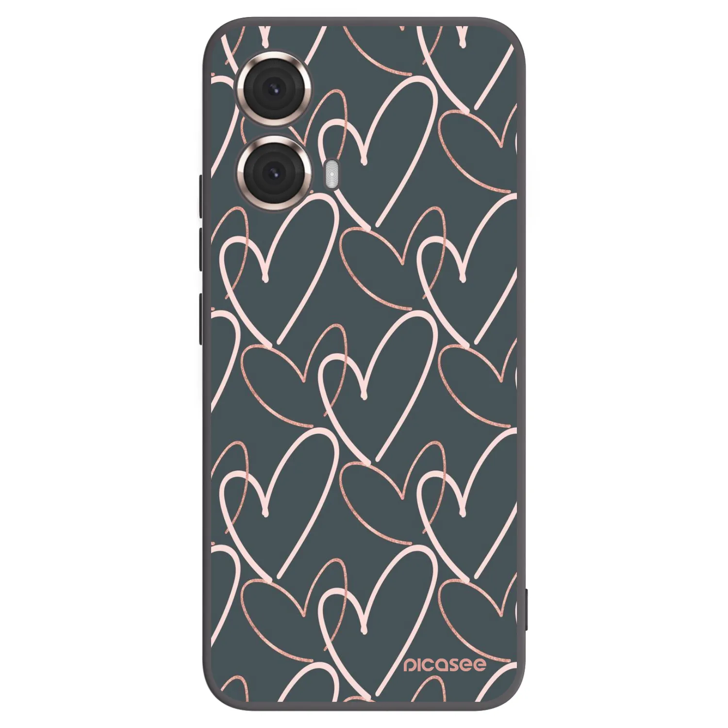 Picasee fekete szilikon tok az alábbi mobiltelefonokra Motorola Moto G85 - Lots of love