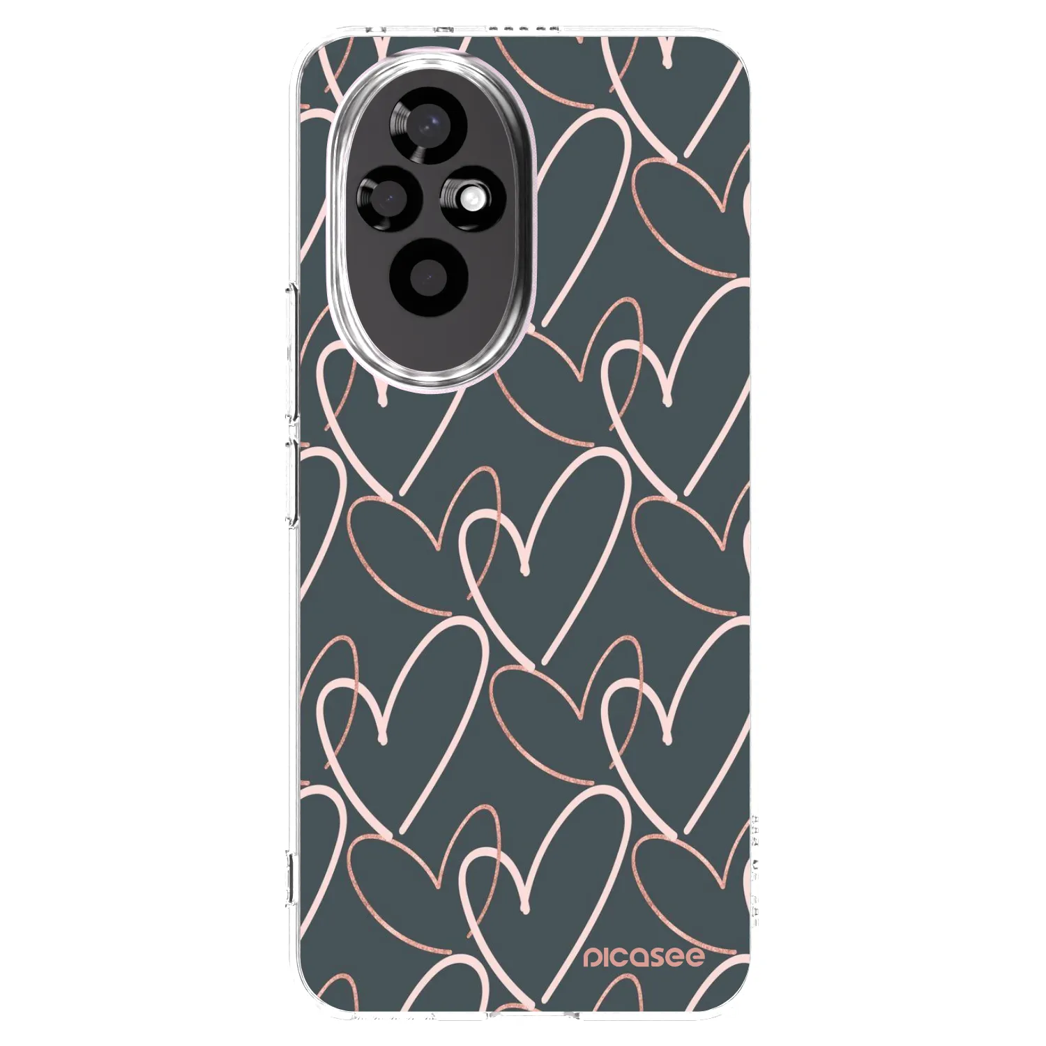 Picasee átlátszó szilikon tok az alábbi mobiltelefonokra Honor 200 Pro 5G - Lots of love