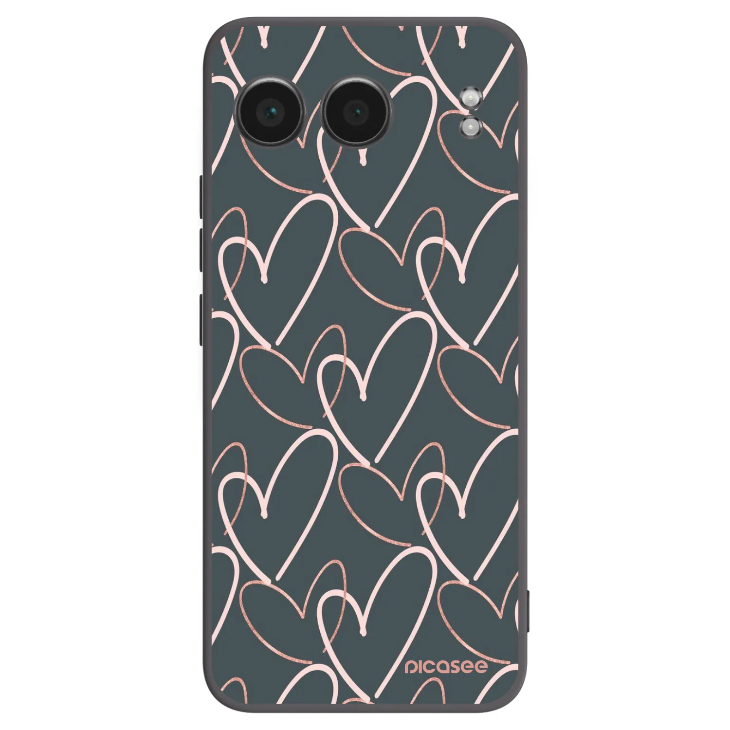 Picasee fekete szilikon tok az alábbi mobiltelefonokra OnePlus Nord 4 - Lots of love