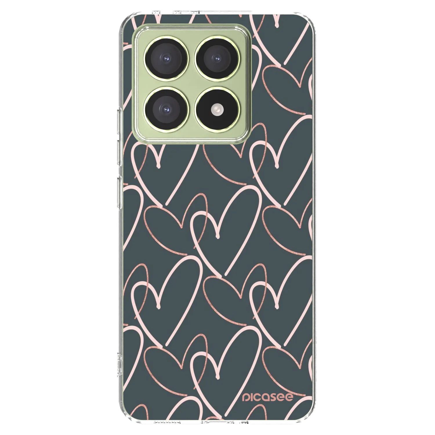 Picasee átlátszó szilikon tok az alábbi mobiltelefonokra Xiaomi 14T - Lots of love