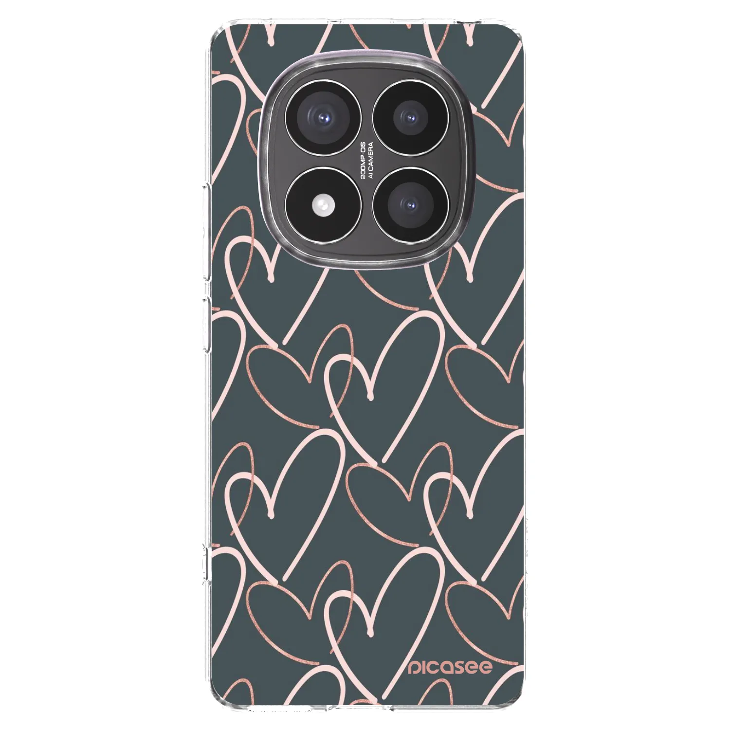 Picasee átlátszó szilikon tok az alábbi mobiltelefonokra Xiaomi Redmi Note 14 Pro+ 5G - Lots of love