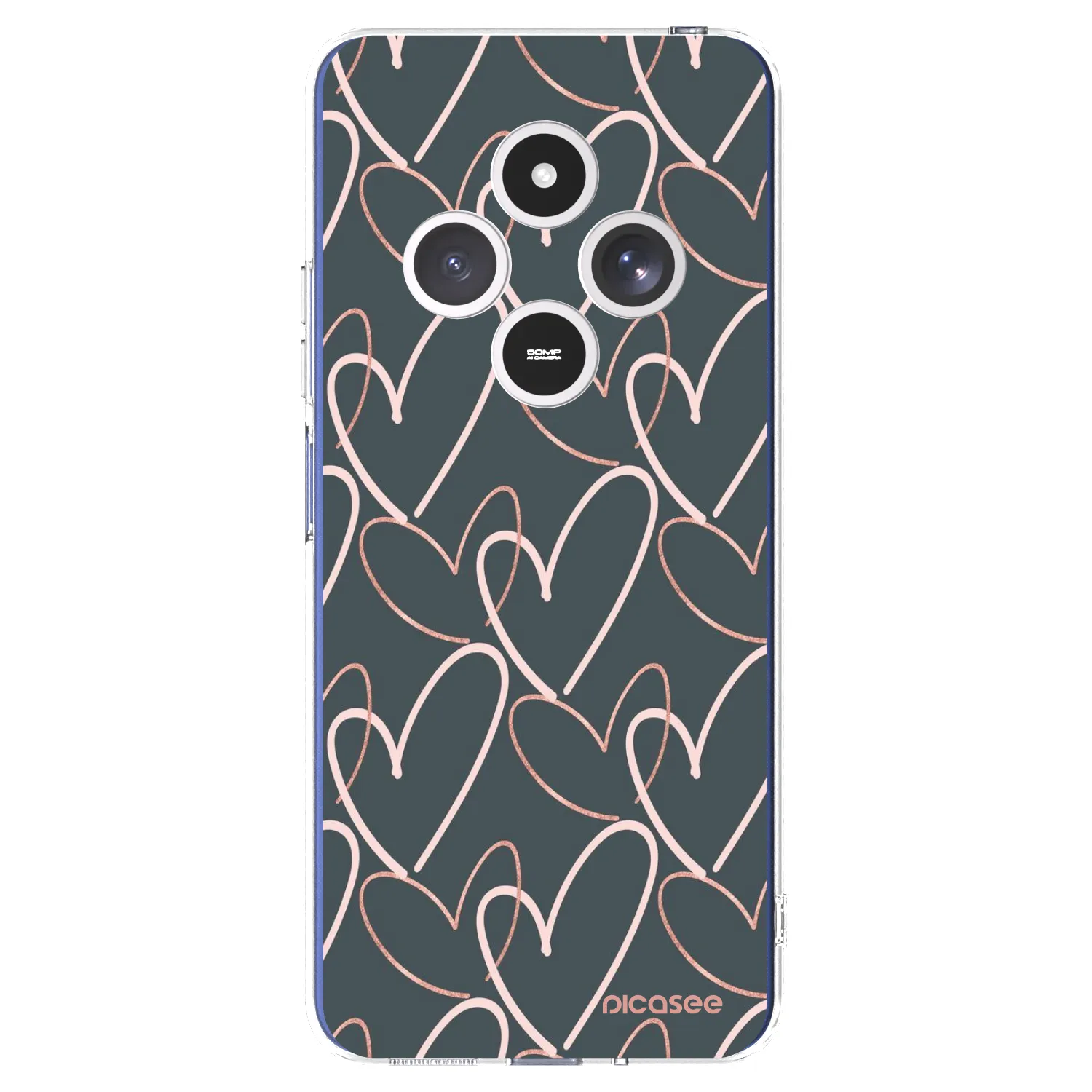 Picasee átlátszó szilikon tok az alábbi mobiltelefonokra Xiaomi Redmi 14C - Lots of love