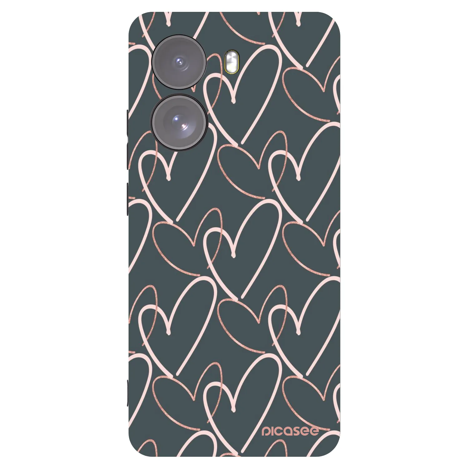 Picasee fekete szilikon tok az alábbi mobiltelefonokra Xiaomi Poco X7 - Lots of love