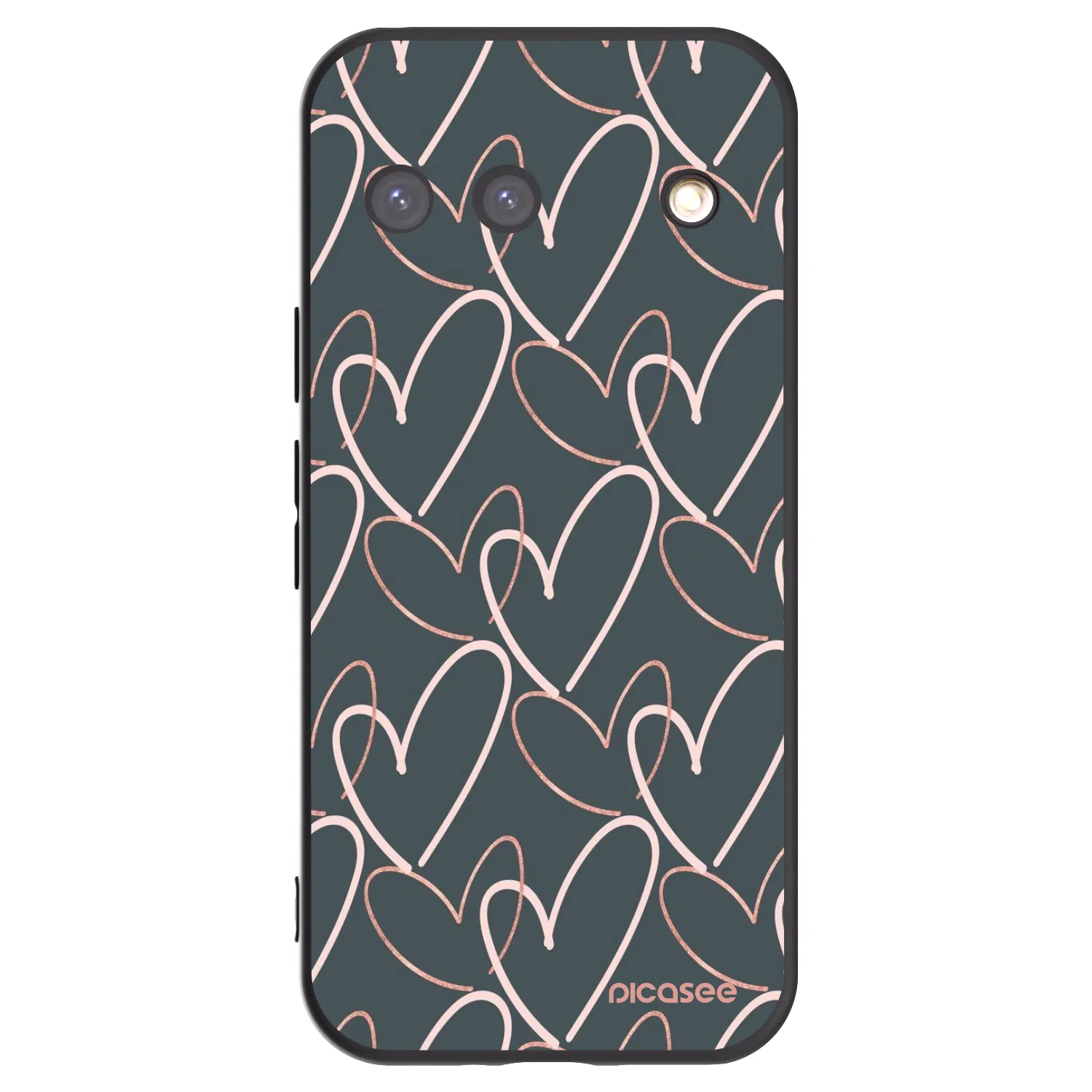 Picasee fekete szilikon tok az alábbi mobiltelefonokra Google Pixel 9 - Lots of love