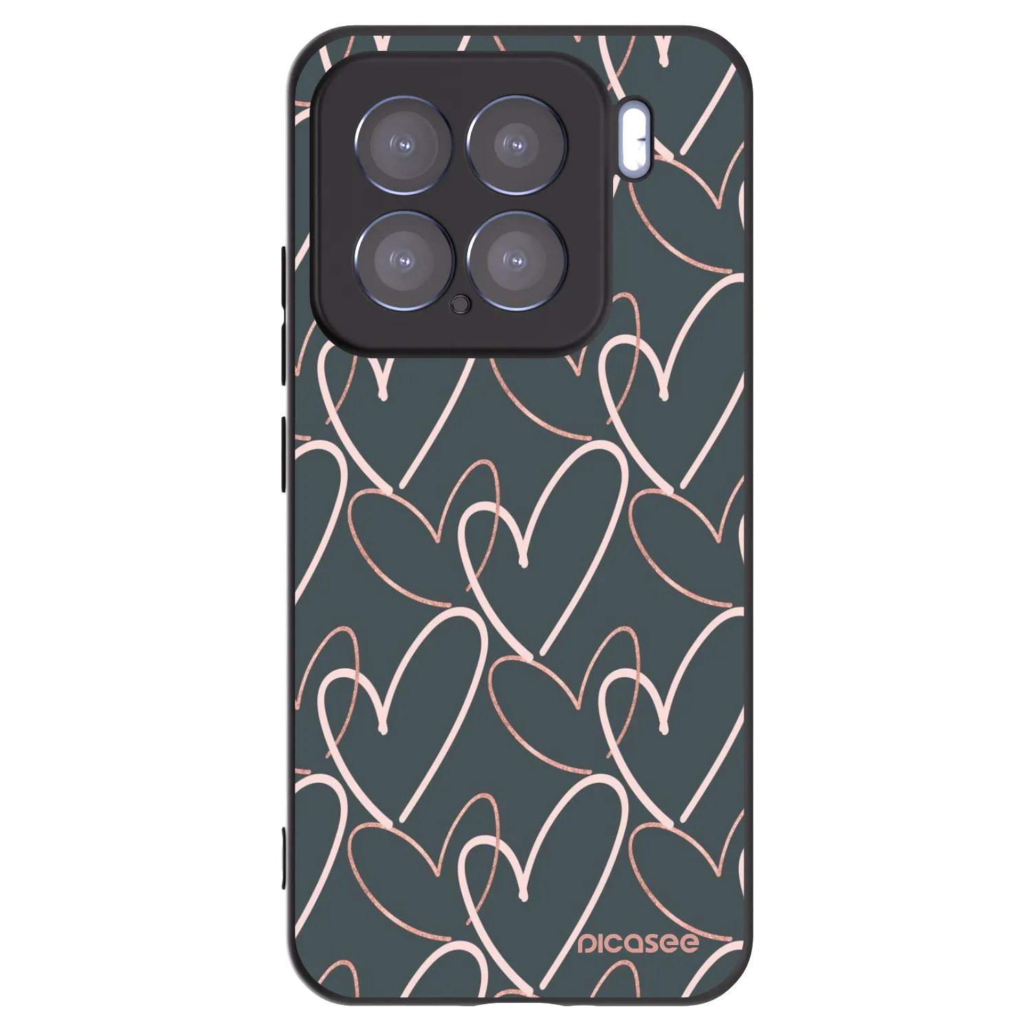 Picasee fekete szilikon tok az alábbi mobiltelefonokra Xiaomi 15 - Lots of love