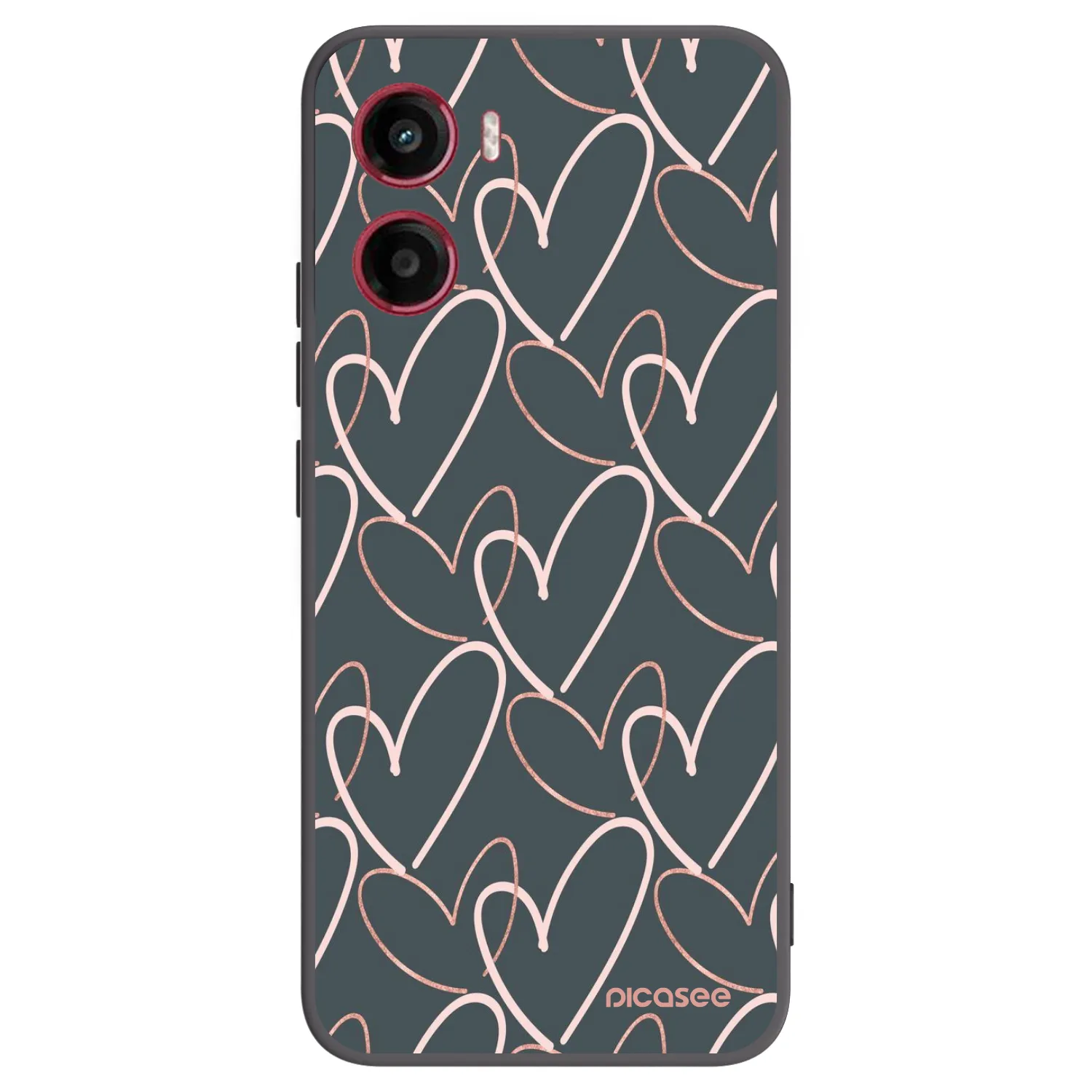 Picasee fekete szilikon tok az alábbi mobiltelefonokra Motorola Moto G05 - Lots of love