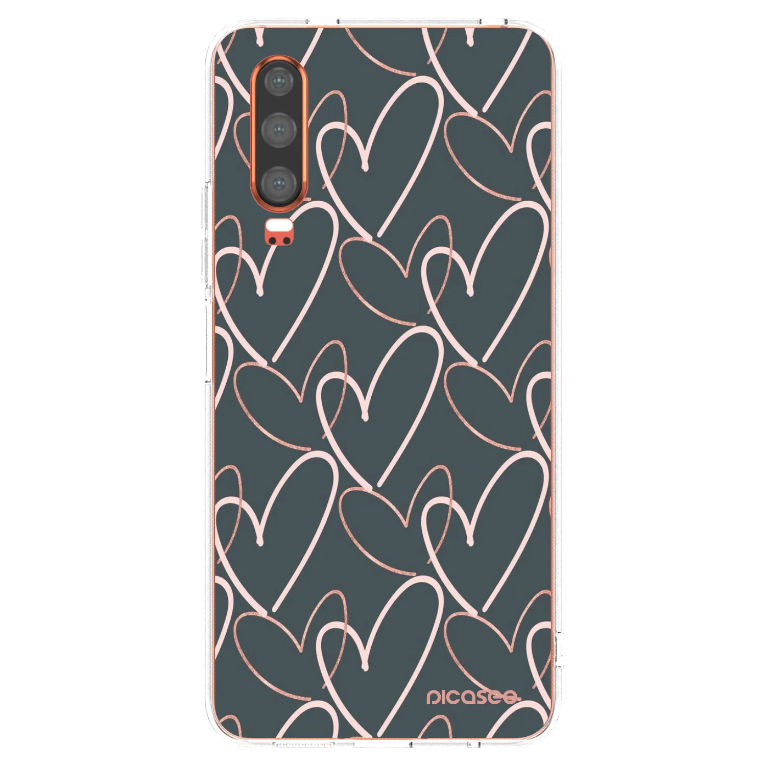 Picasee átlátszó szilikon tok az alábbi mobiltelefonokra Huawei P30 - Lots of love