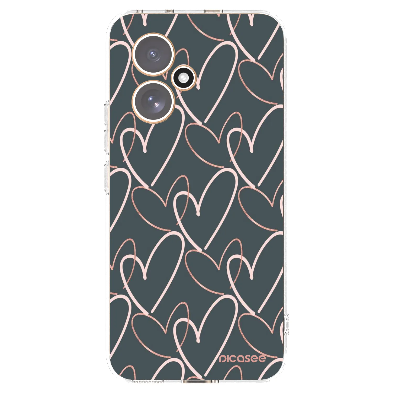 Picasee átlátszó szilikon tok az alábbi mobiltelefonokra Honor 400 5G - Lots of love
