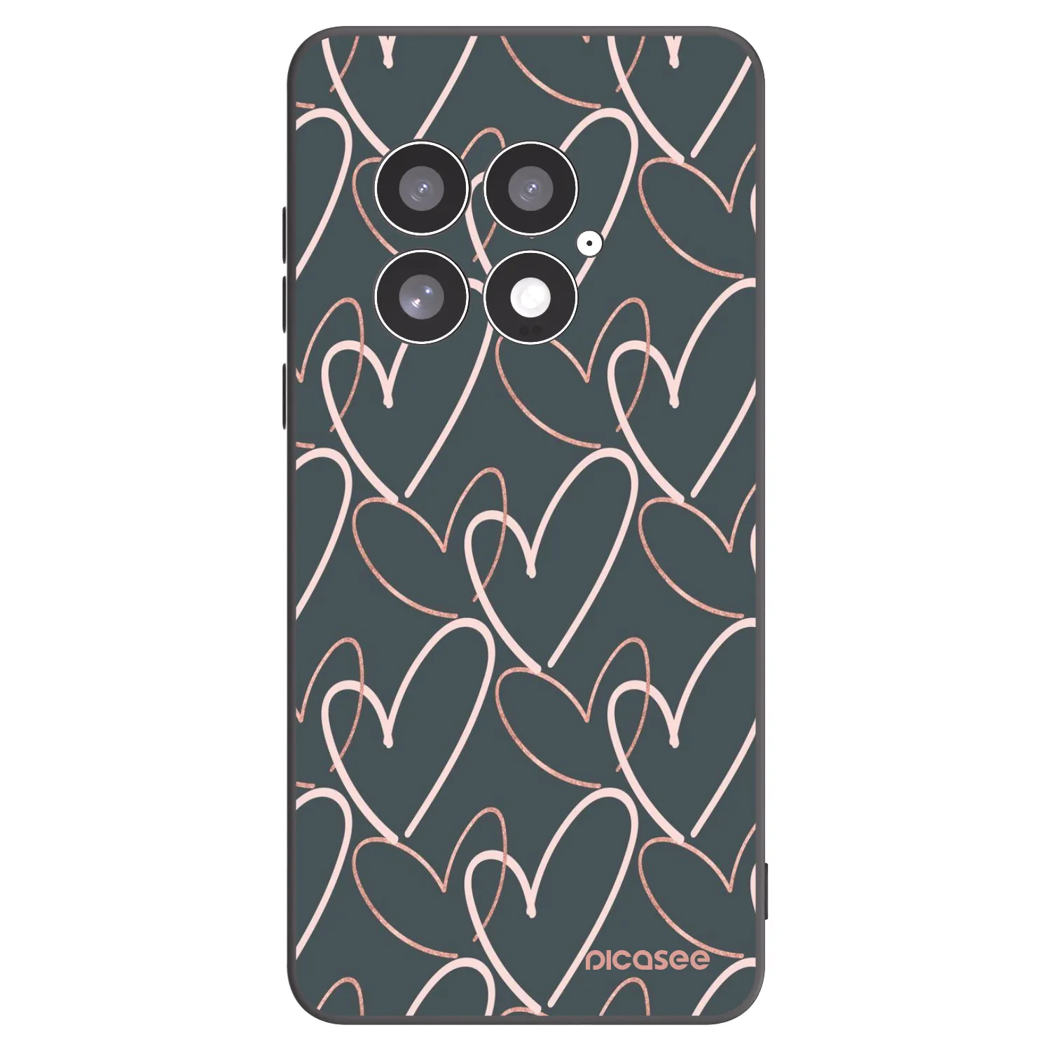 Picasee fekete szilikon tok az alábbi mobiltelefonokra OnePlus 13 5G - Lots of love