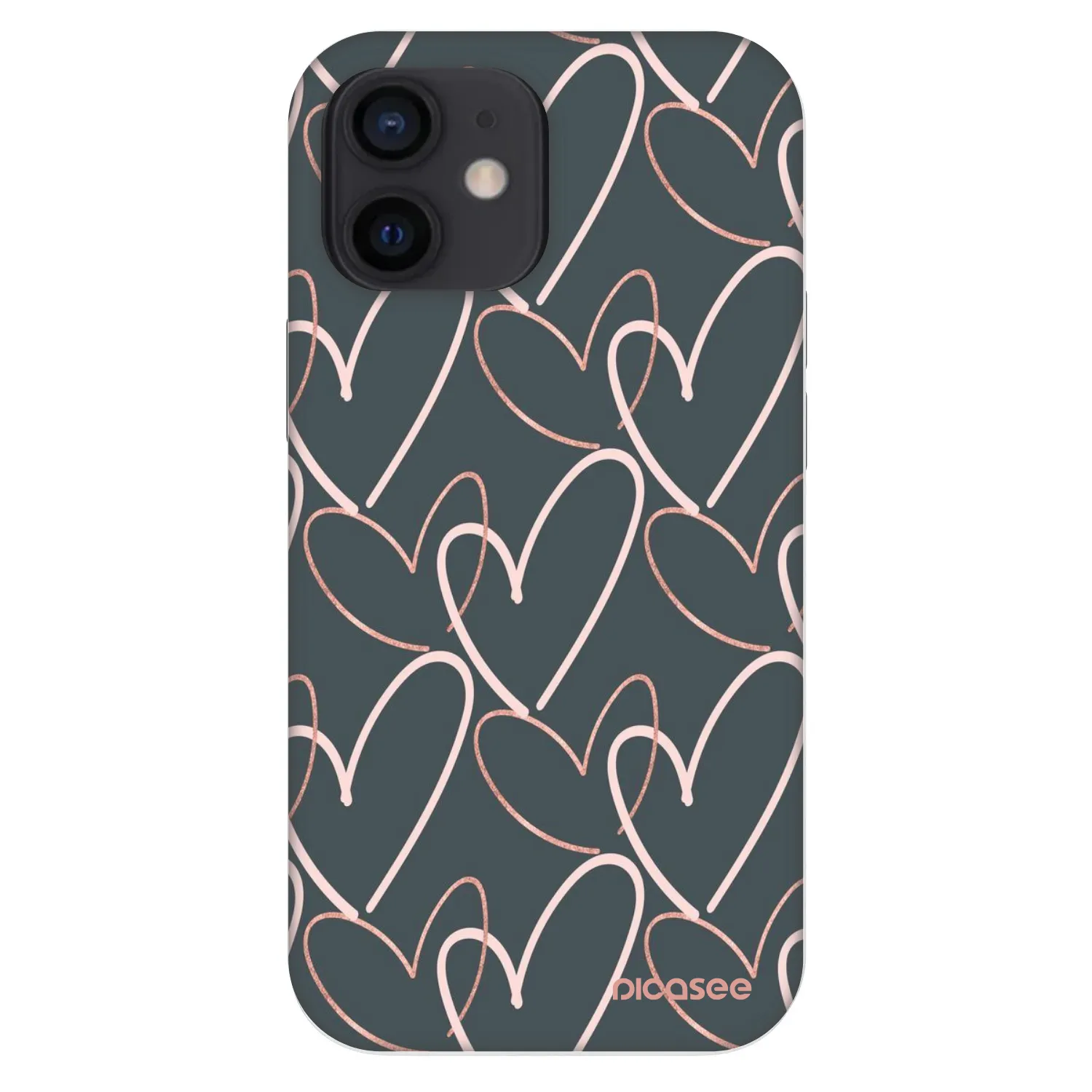 Picasee Fashion Case Apple iPhone 12 mini - Lots of love