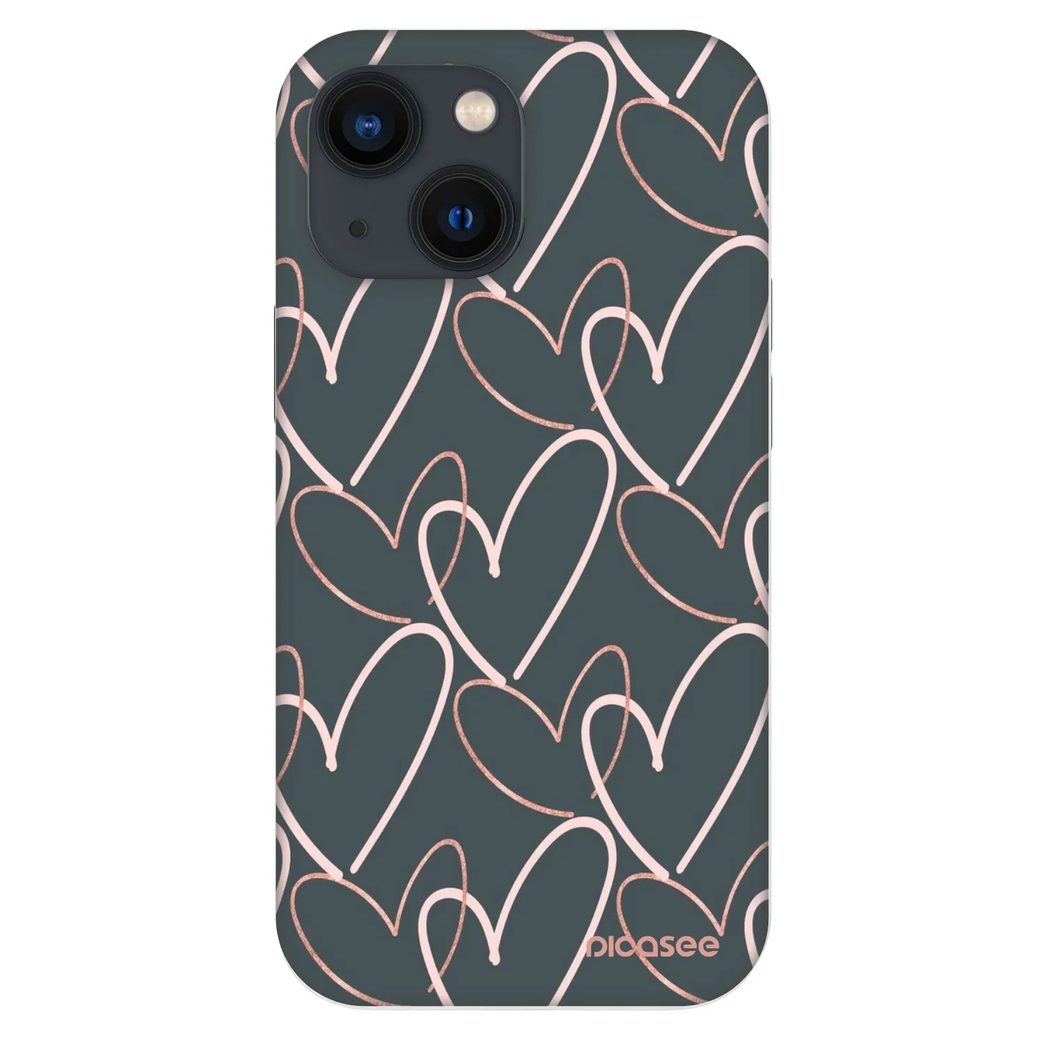 Picasee Fashion Case Apple iPhone 13 mini - Lots of love
