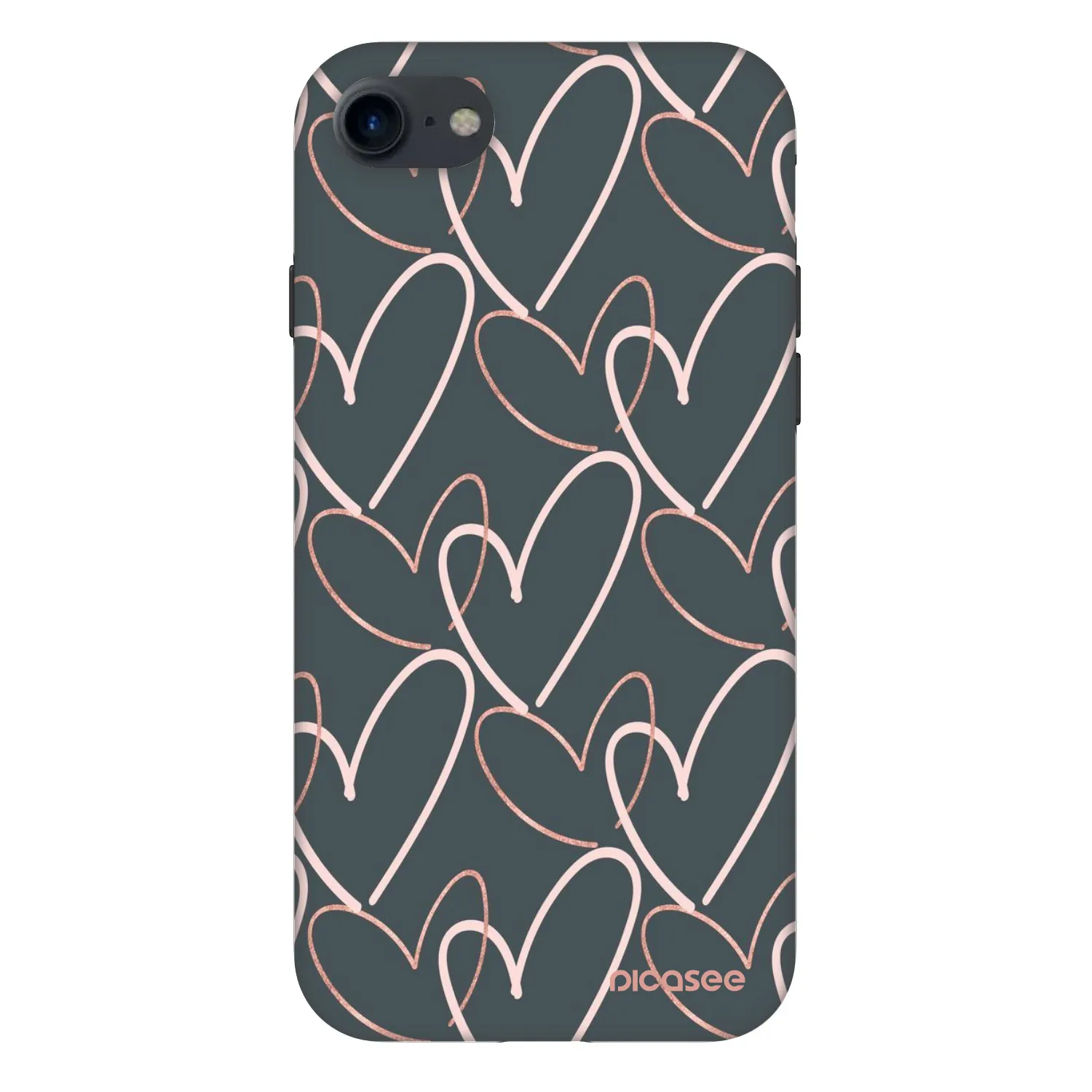 Picasee Fashion Case Apple iPhone 7 - Lots of love