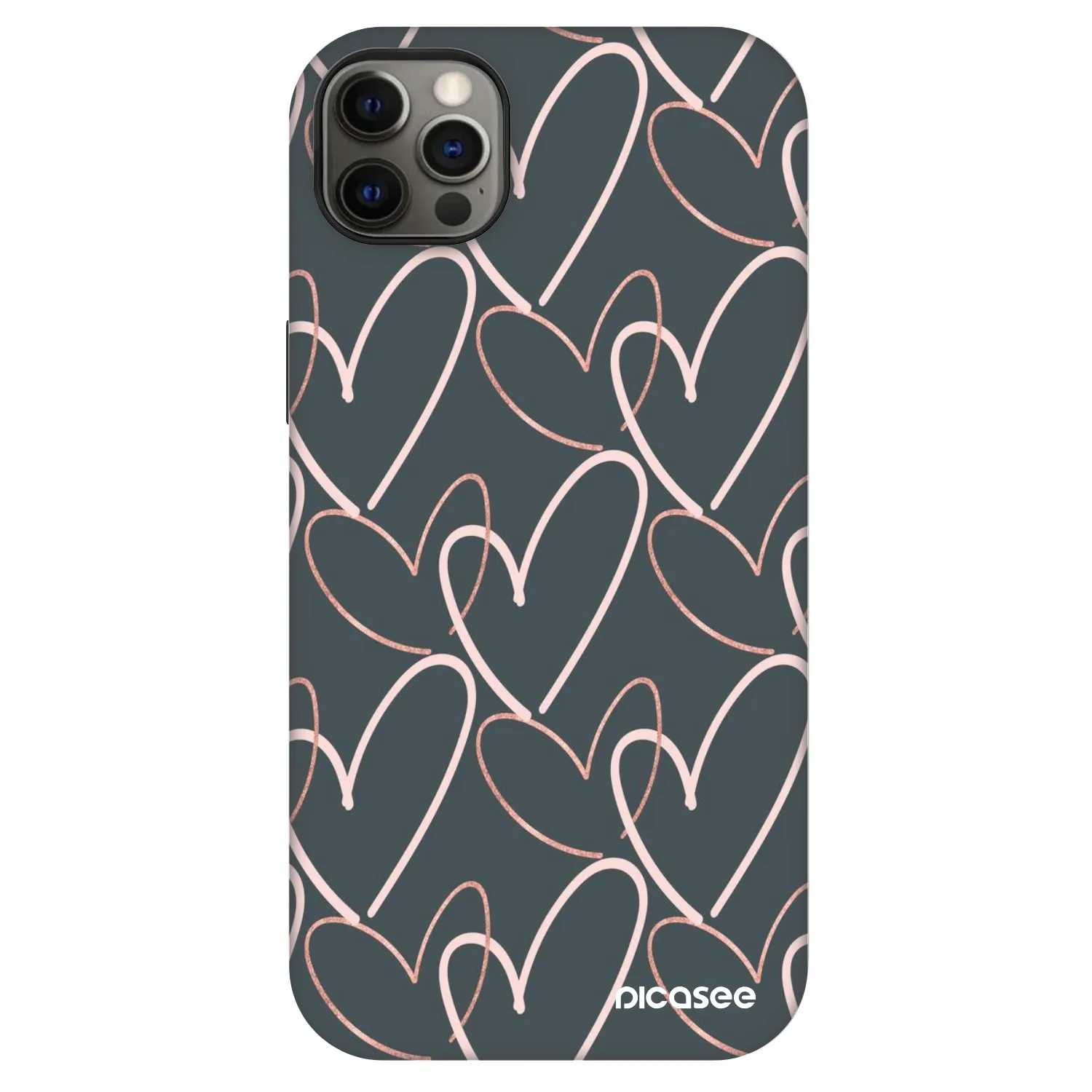 Picasee Fashion Case MagSafe Apple iPhone 12 Pro Max - Lots of love