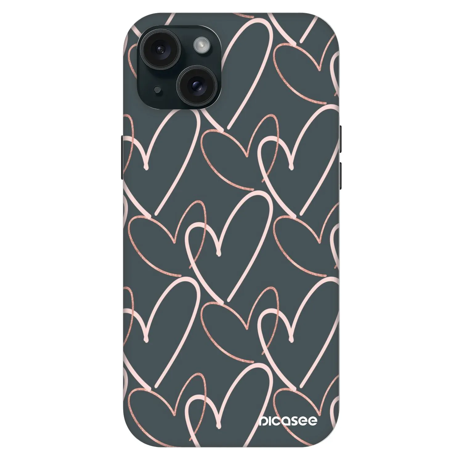 Picasee Fashion Case MagSafe Apple iPhone 15 Plus - Lots of love