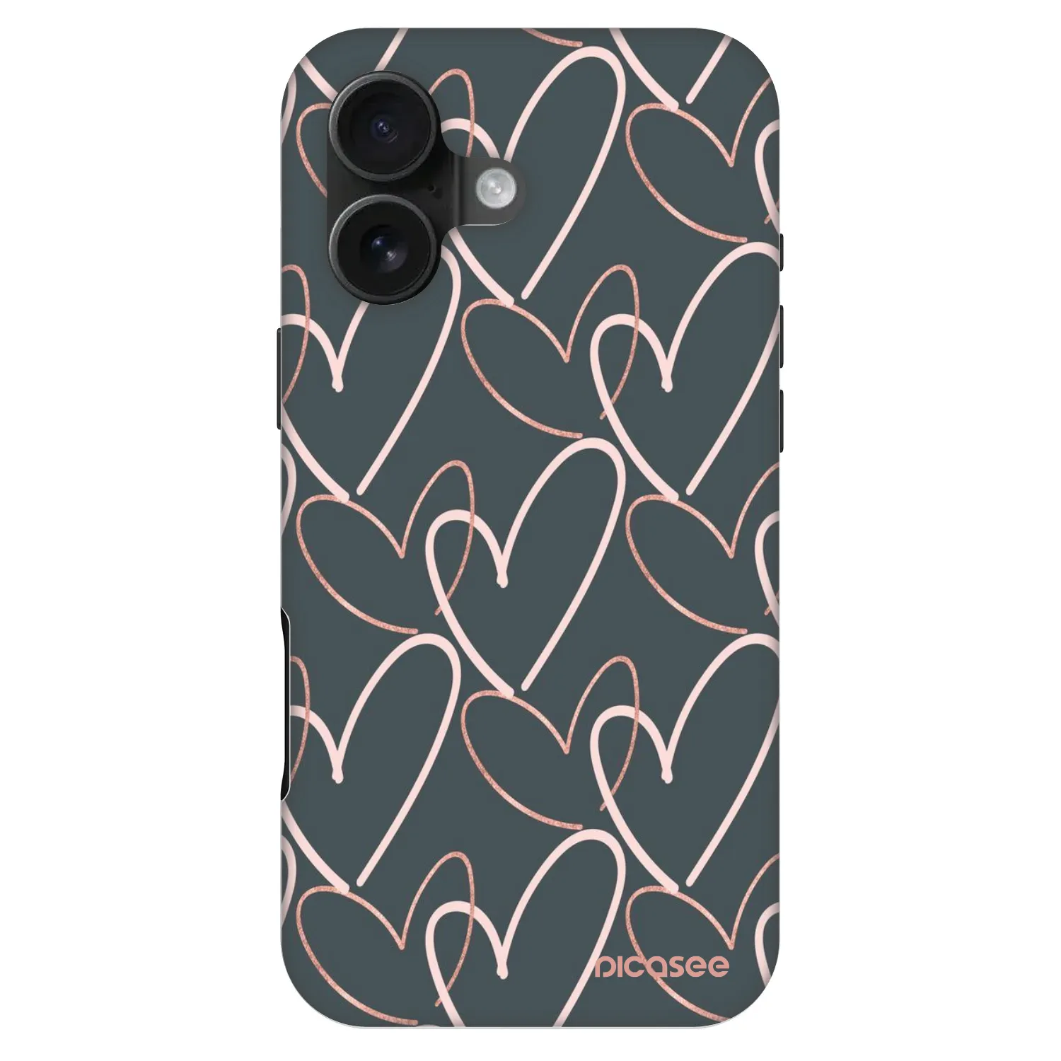 Picasee Fashion Case MagSafe Apple iPhone 16 - Lots of love