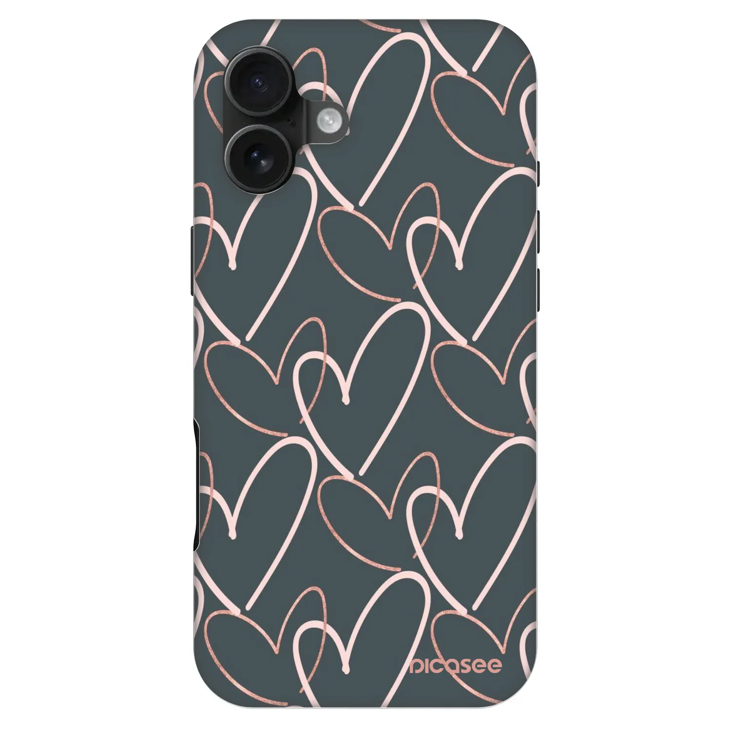 Picasee Fashion Case MagSafe Apple iPhone 16 Plus - Lots of love