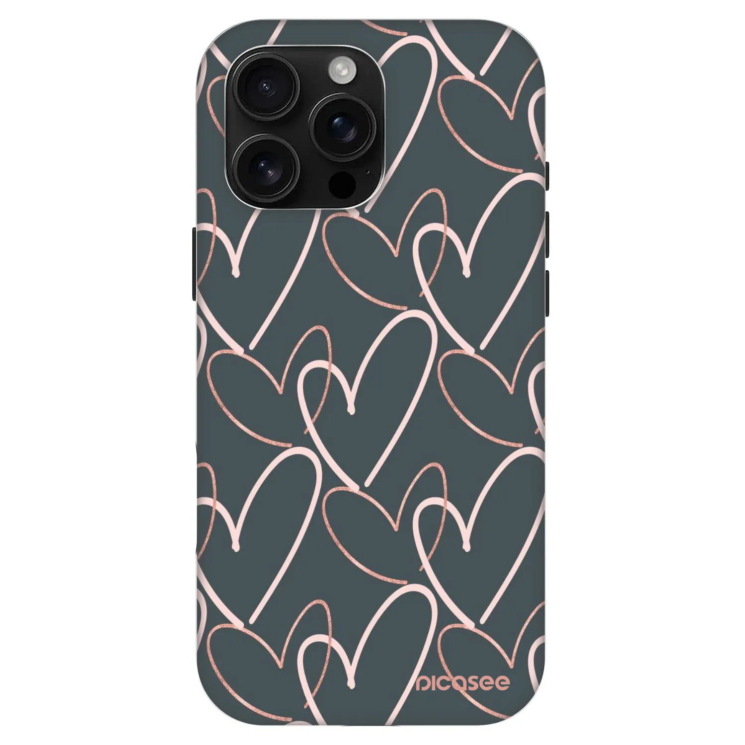 Picasee Fashion Case MagSafe Apple iPhone 16 Pro Max - Lots of love