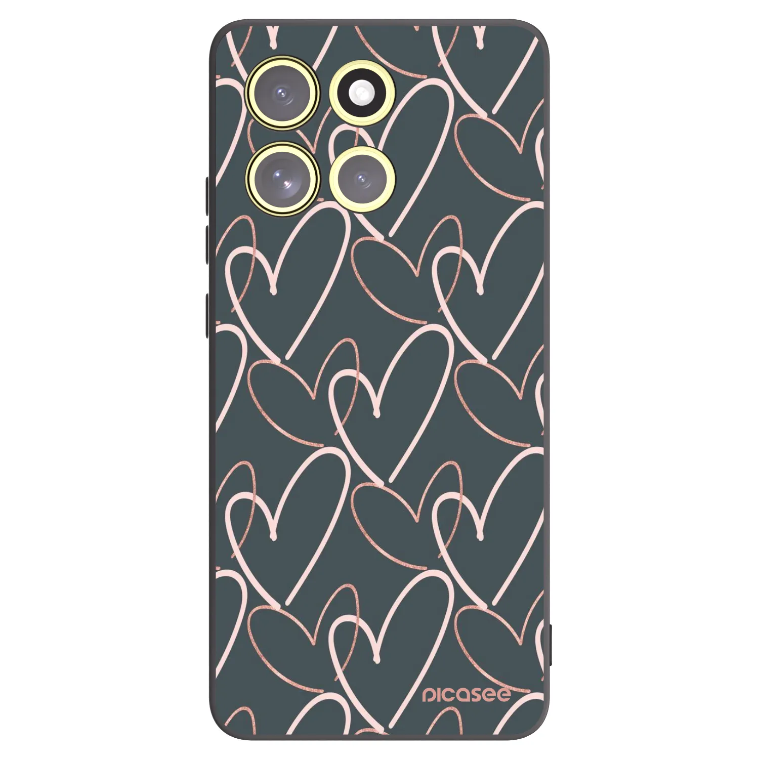 Picasee fekete szilikon tok az alábbi mobiltelefonokra Motorola Moto G86 5G - Lots of love