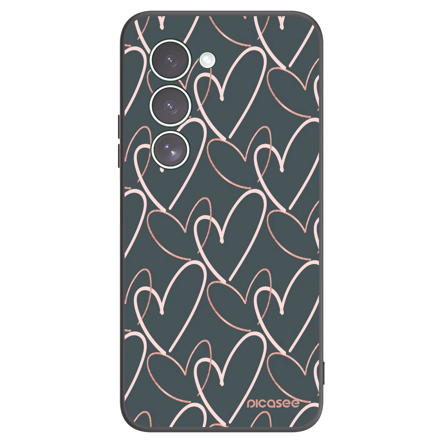 Picasee fekete szilikon tok az alábbi mobiltelefonokra Xiaomi Redmi 15 5G - Lots of love