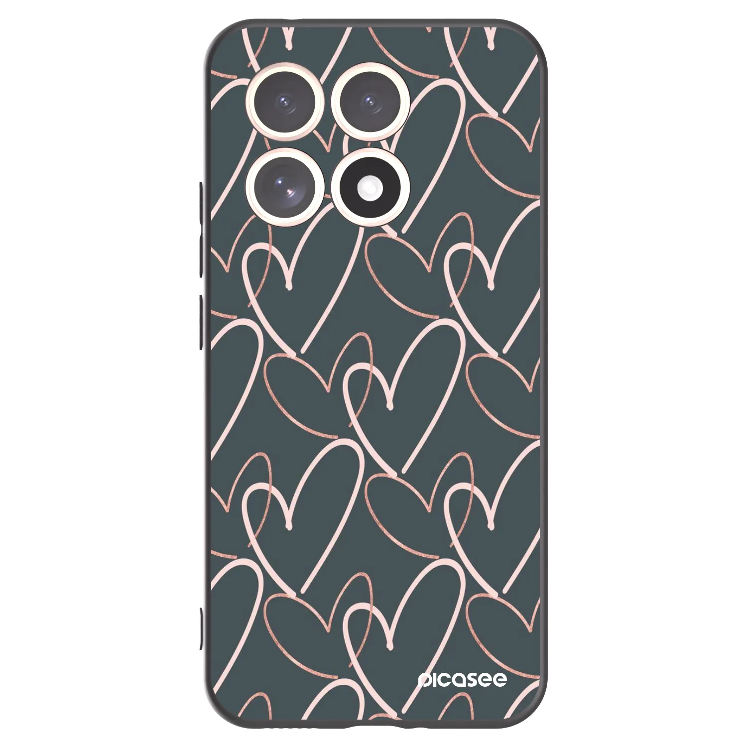 Picasee fekete szilikon tok az alábbi mobiltelefonokra Xiaomi 15T - Lots of love