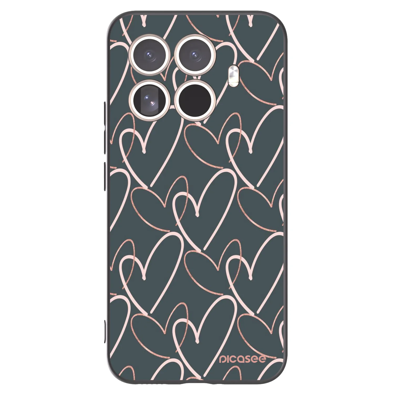 Picasee fekete szilikon tok az alábbi mobiltelefonokra Xiaomi 15T Pro - Lots of love