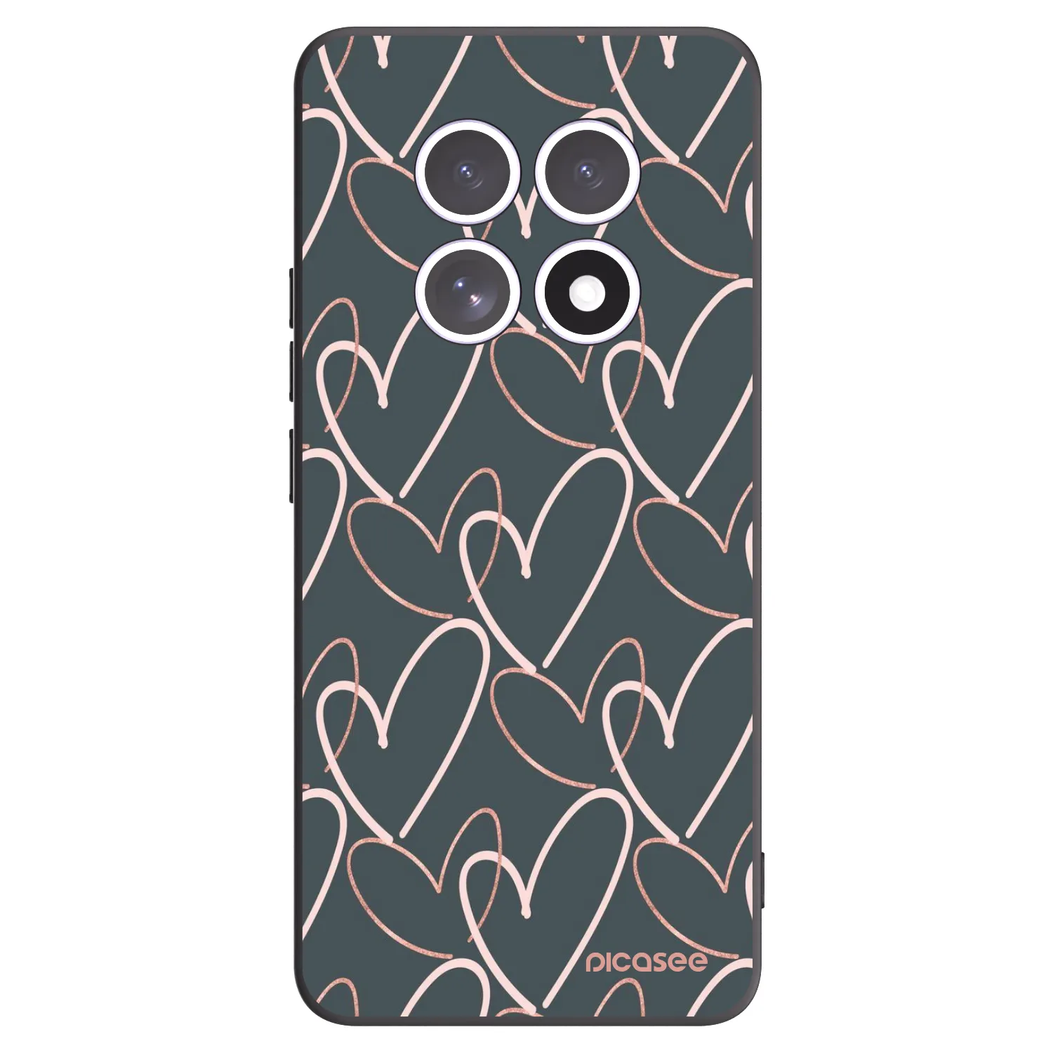 Picasee fekete szilikon tok az alábbi mobiltelefonokra Xiaomi Redmi Note 15 - Lots of love