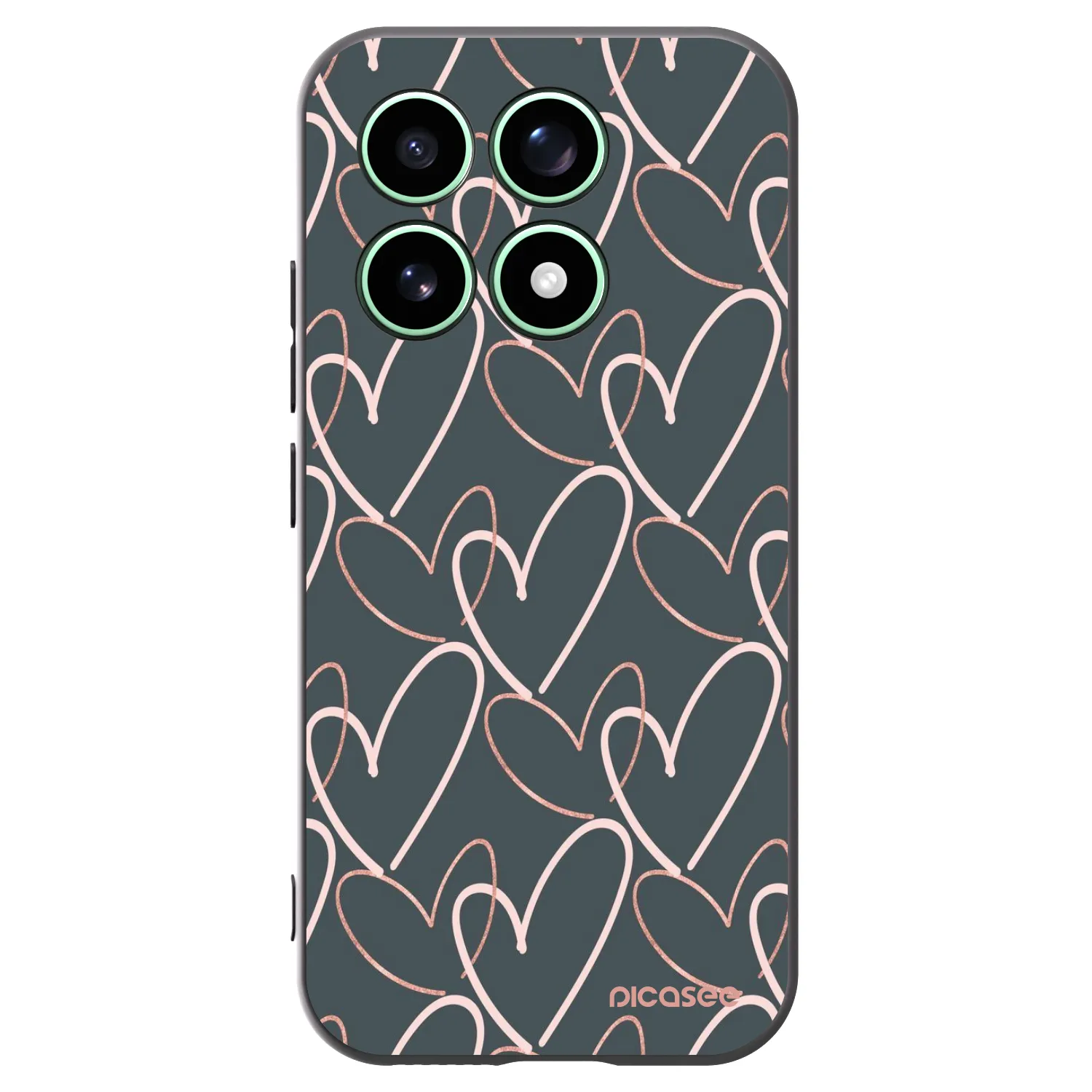 Picasee fekete szilikon tok az alábbi mobiltelefonokra Xiaomi 17 - Lots of love