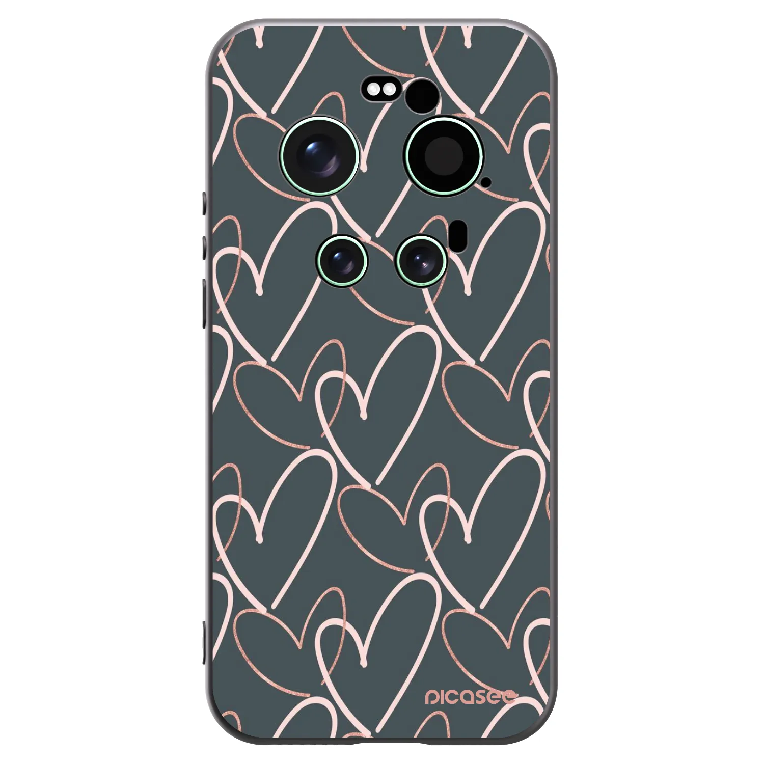 Picasee fekete szilikon tok az alábbi mobiltelefonokra Xiaomi 17 Ultra - Lots of love