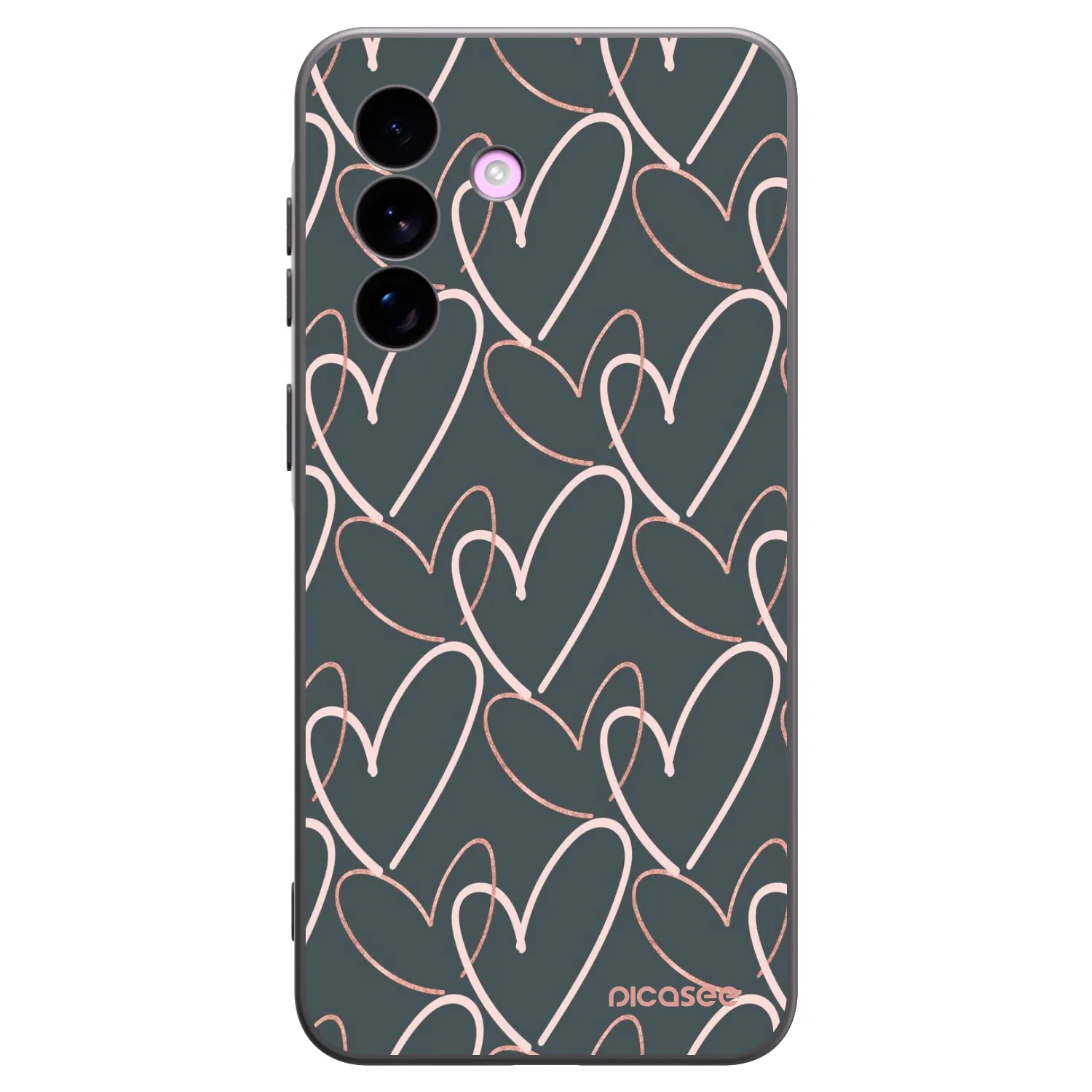 Picasee fekete szilikon tok az alábbi mobiltelefonokra Samsung Galaxy A57 5G - Lots of love