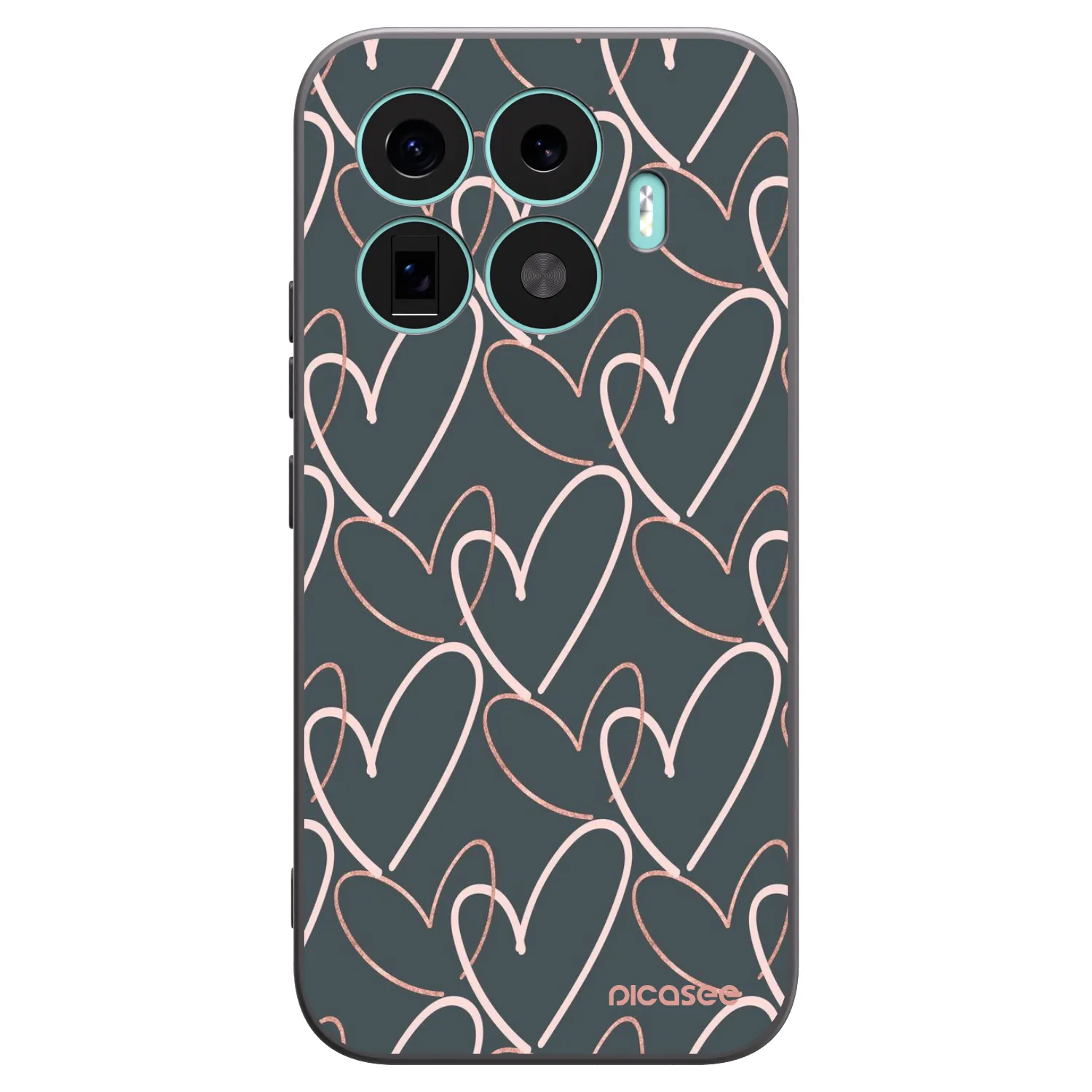 Picasee fekete szilikon tok az alábbi mobiltelefonokra Xiaomi 17T - Lots of love