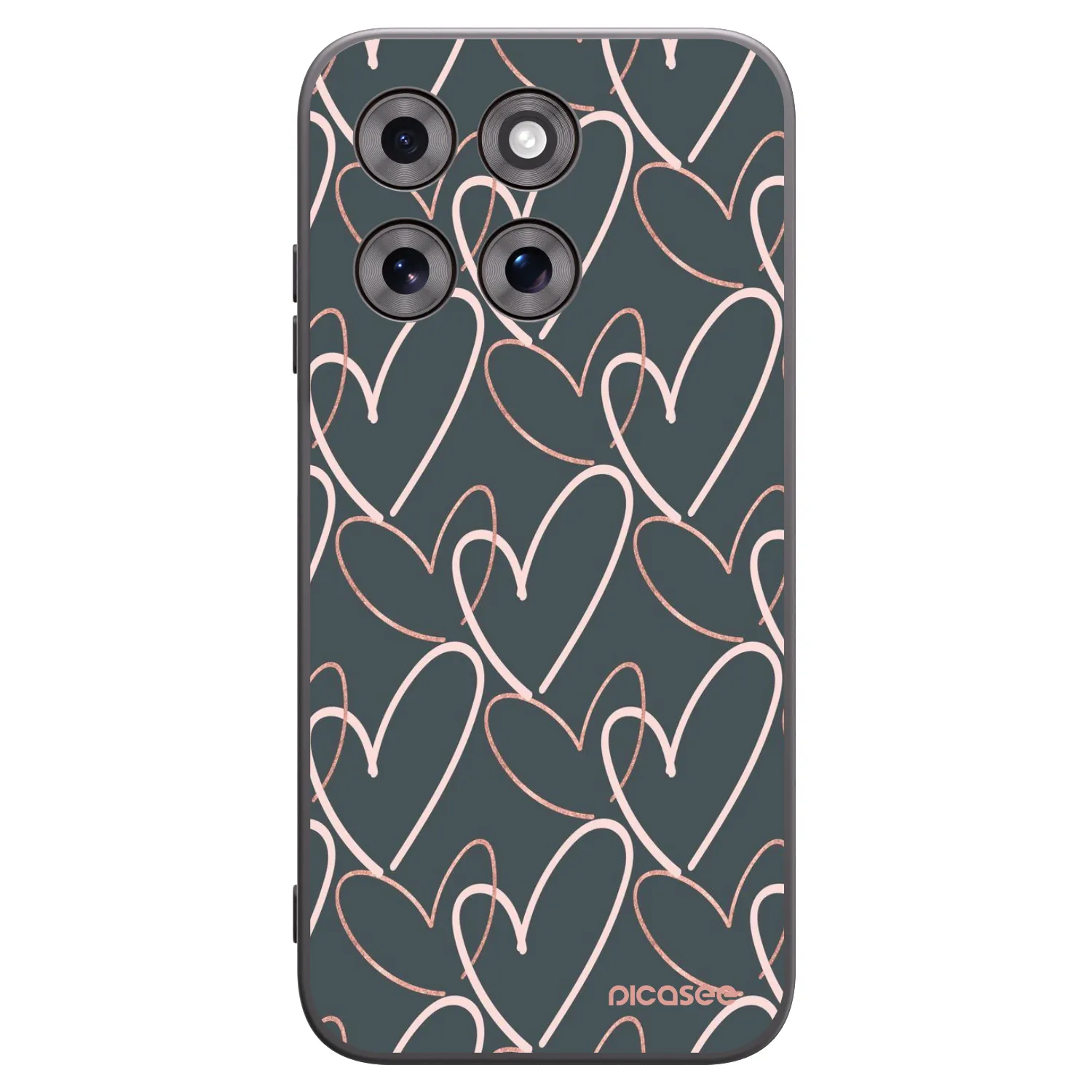 Picasee fekete szilikon tok az alábbi mobiltelefonokra Motorola Moto G77 - Lots of love