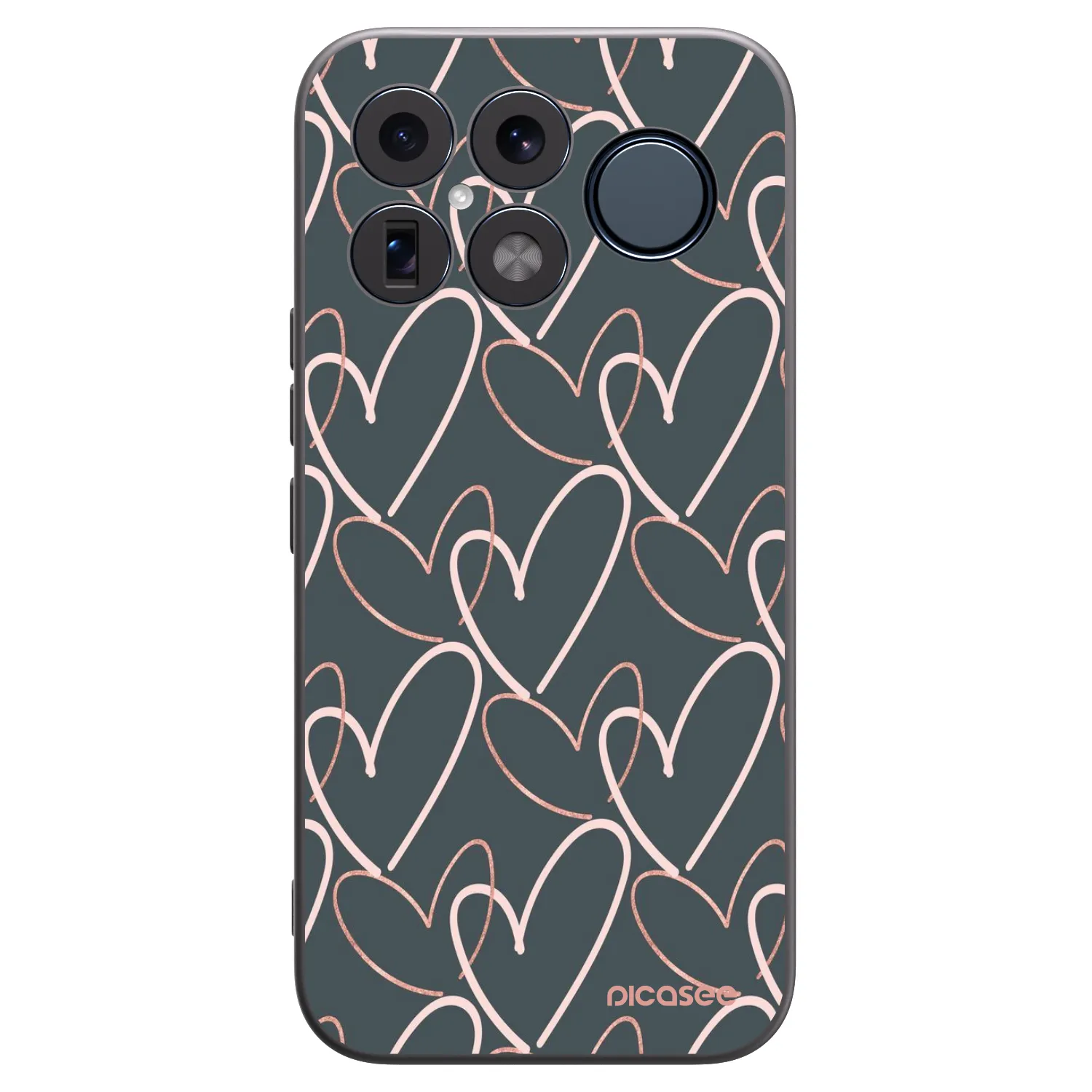 Picasee fekete szilikon tok az alábbi mobiltelefonokra Xiaomi Poco F8 Ultra - Lots of love
