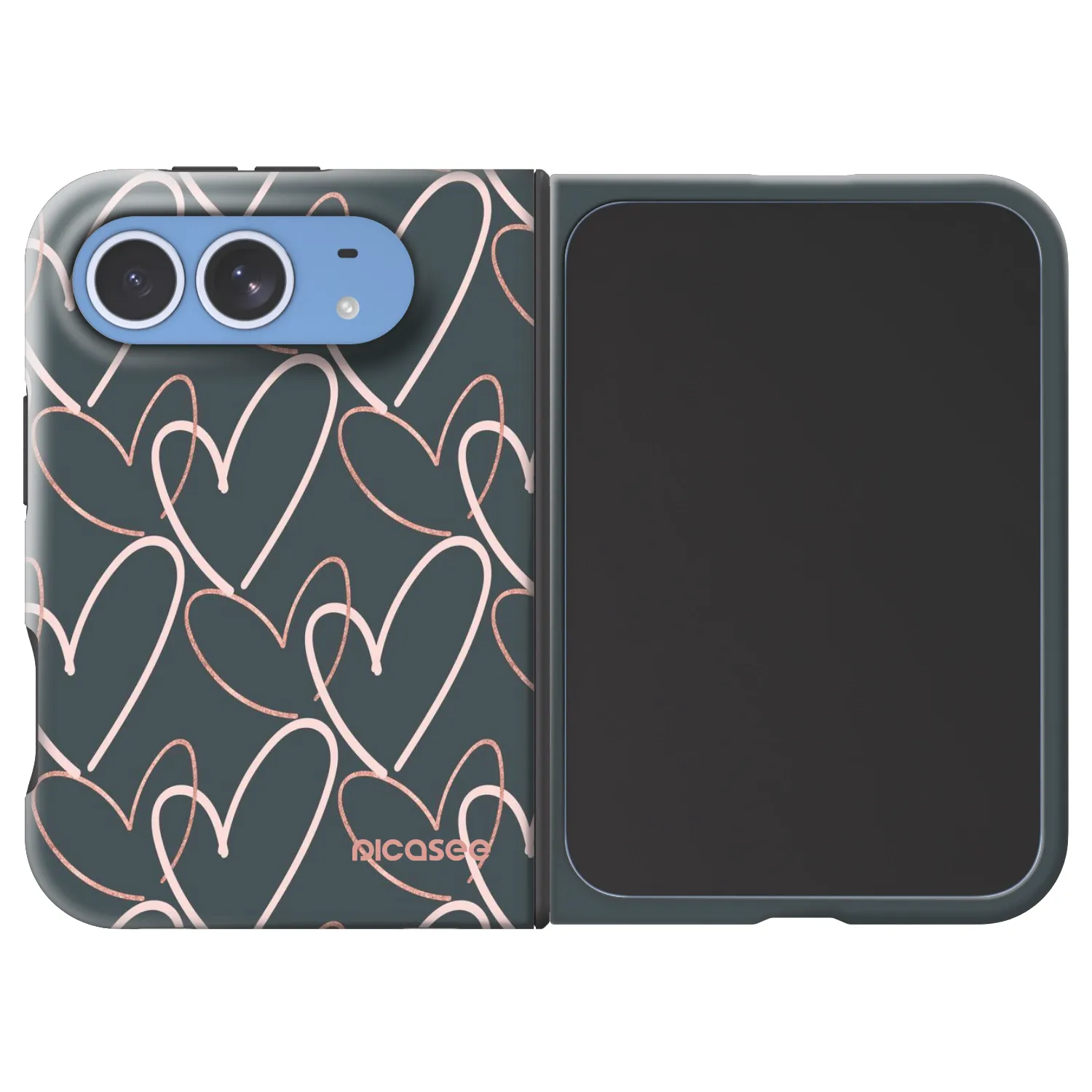 Picasee Fashion Case MagSafe Apple iPhone Duo - Lots of love