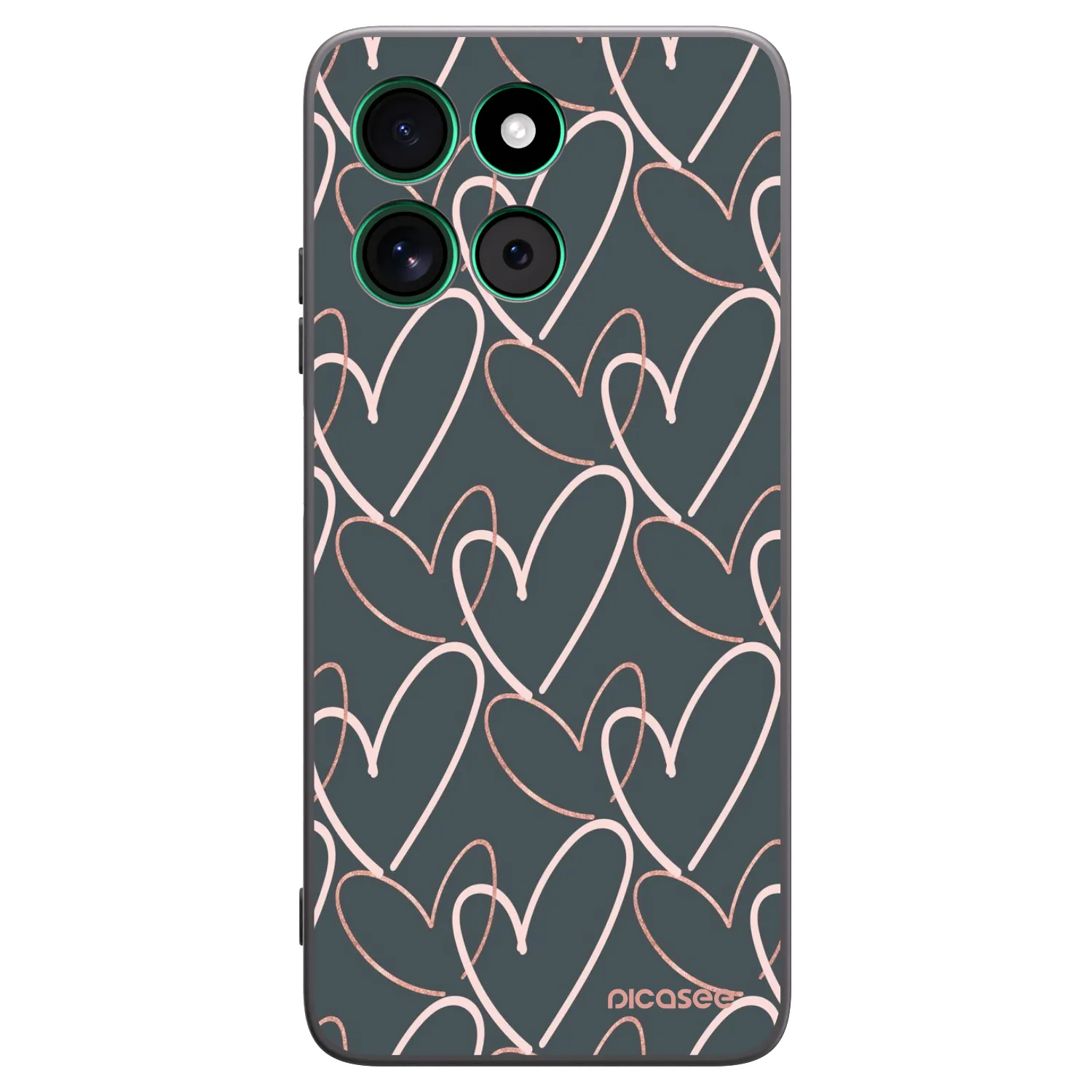 Picasee fekete szilikon tok az alábbi mobiltelefonokra Motorola Moto G57 Power - Lots of love