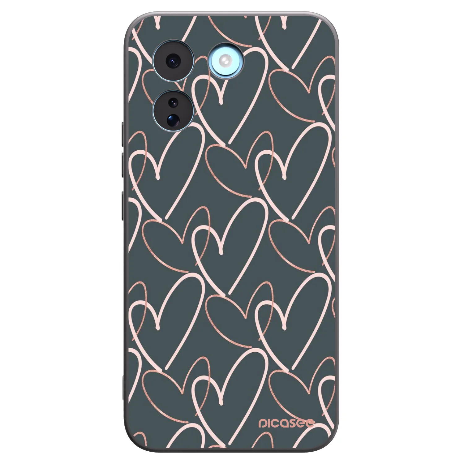 Picasee fekete szilikon tok az alábbi mobiltelefonokra Xiaomi Redmi Note 17 Pro MAX 5G - Lots of love