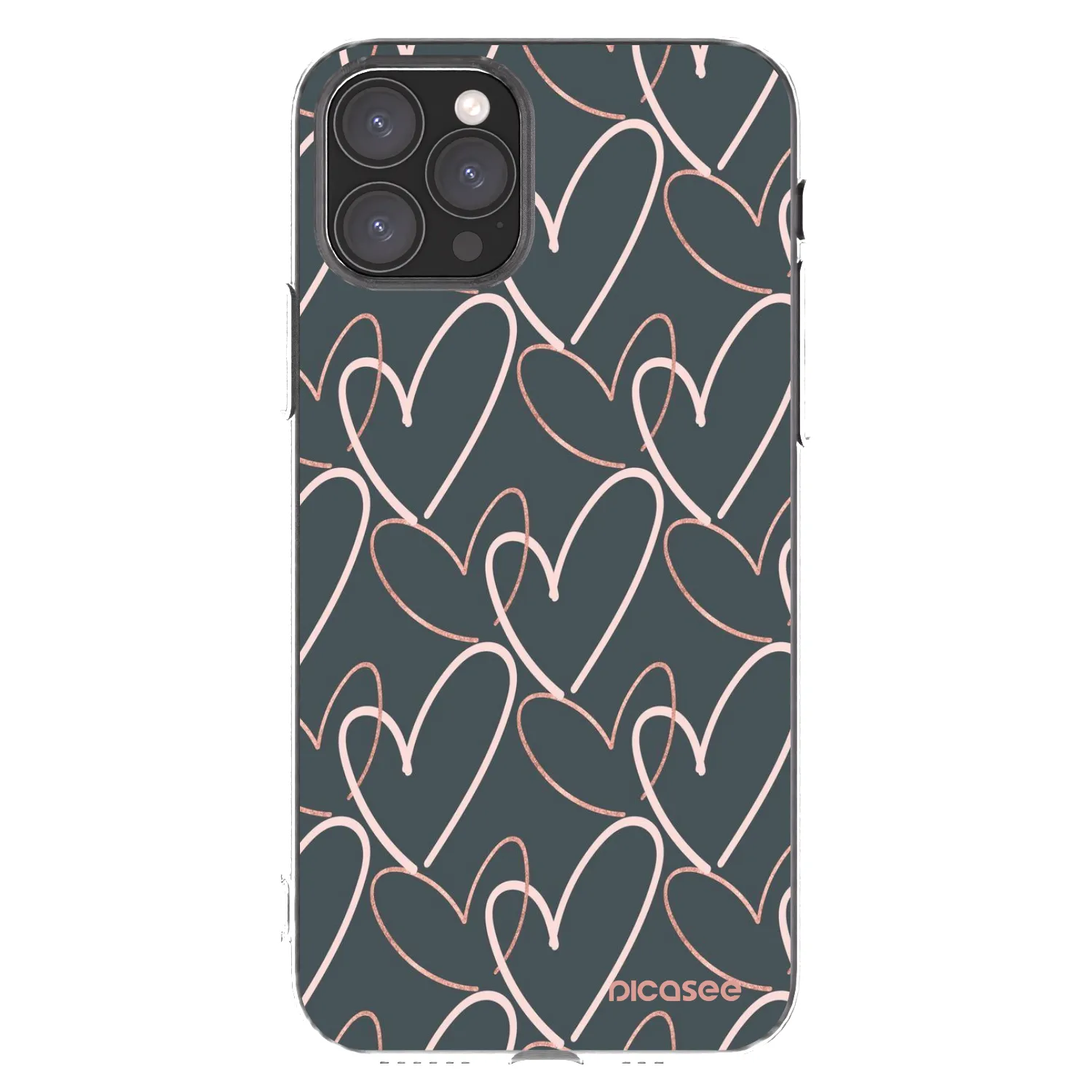 Picasee átlátszó szilikon tok az alábbi mobiltelefonokra Apple iPhone 11 Pro - Lots of love