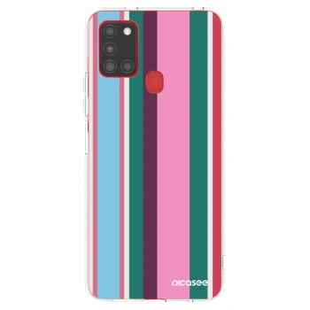 Picasee átlátszó szilikon tok az alábbi mobiltelefonokra Samsung Galaxy A21s - Cabana club