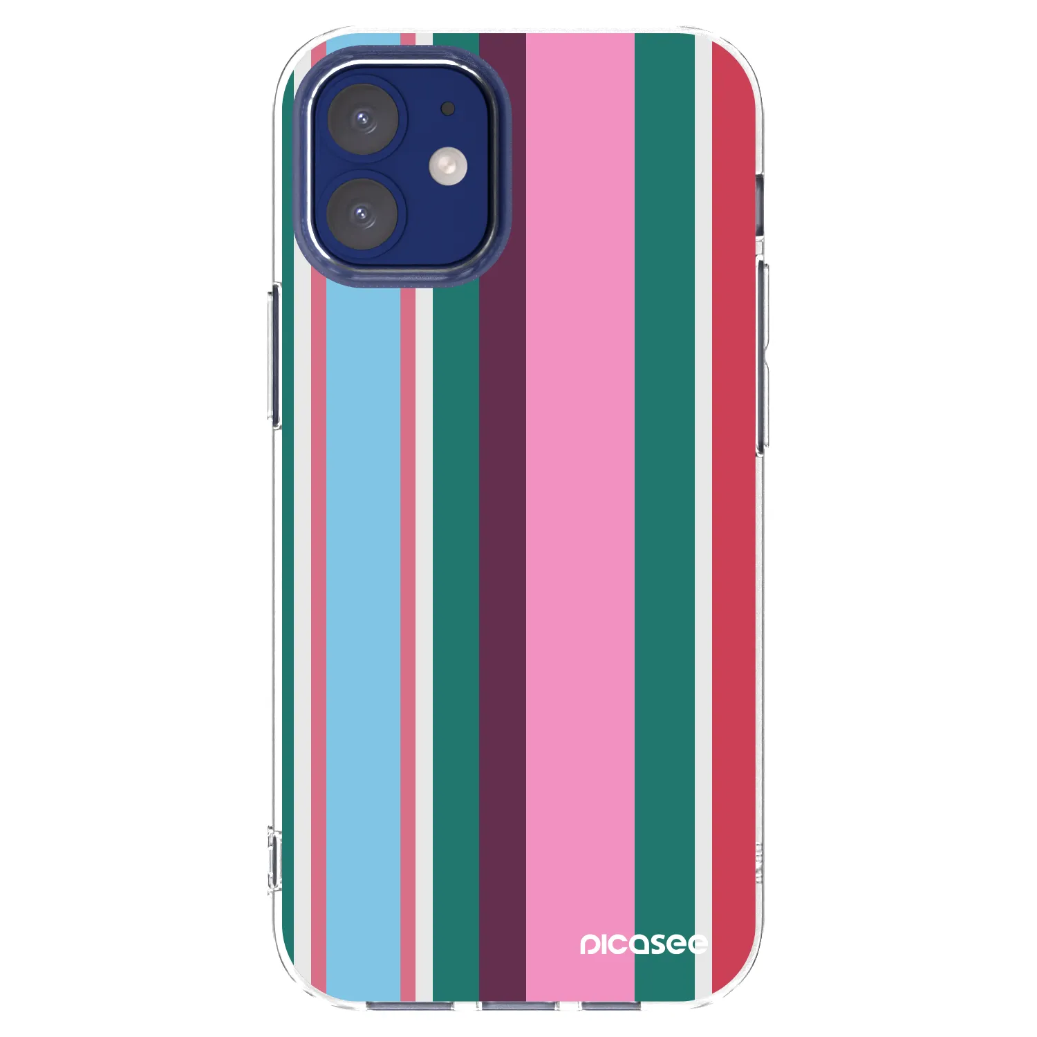 Picasee átlátszó szilikon tok az alábbi mobiltelefonokra Apple iPhone 12 mini - Cabana club
