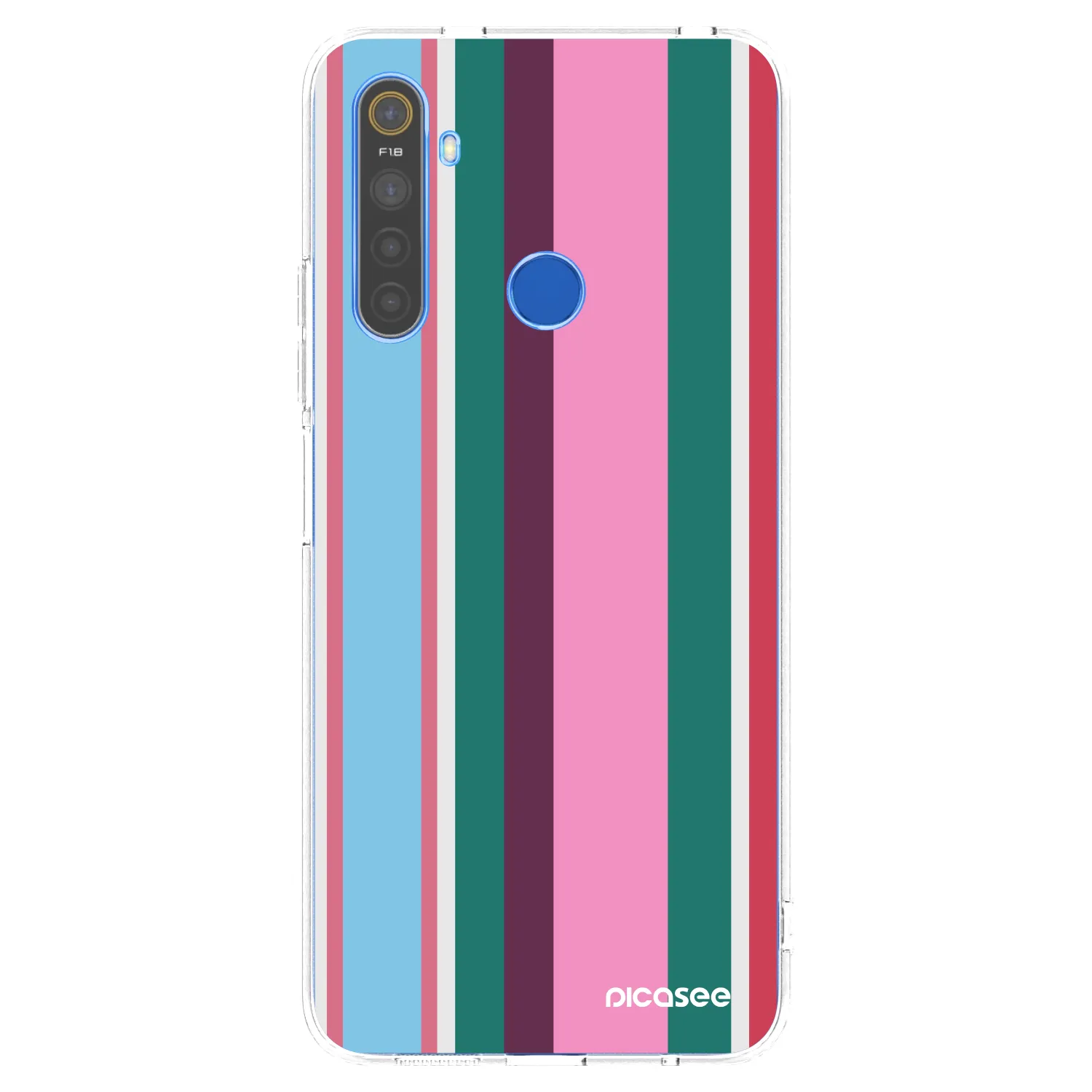 Picasee átlátszó szilikon tok az alábbi mobiltelefonokra Realme 5 - Cabana club