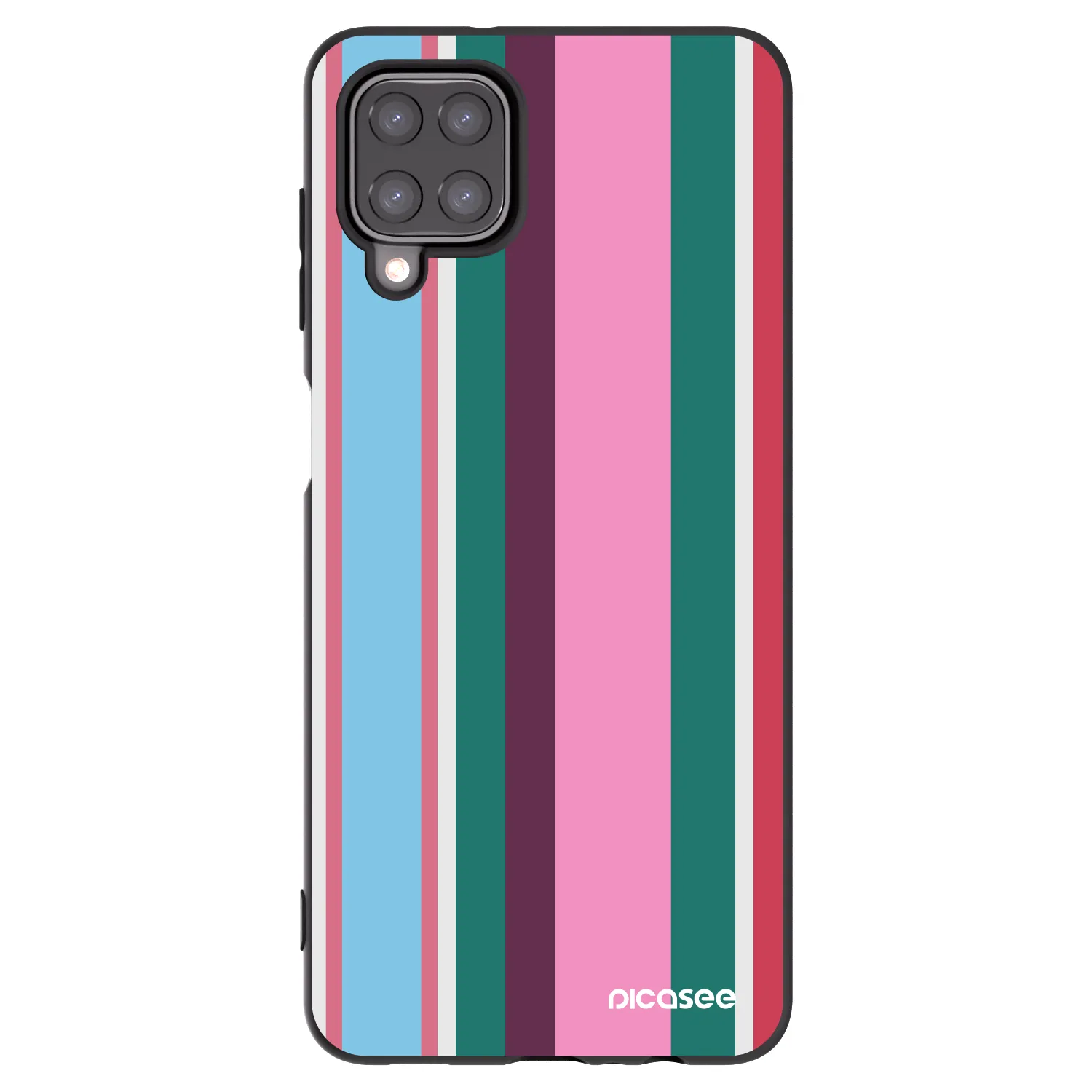 Picasee fekete szilikon tok az alábbi mobiltelefonokra Samsung Galaxy A12 A125F - Cabana club
