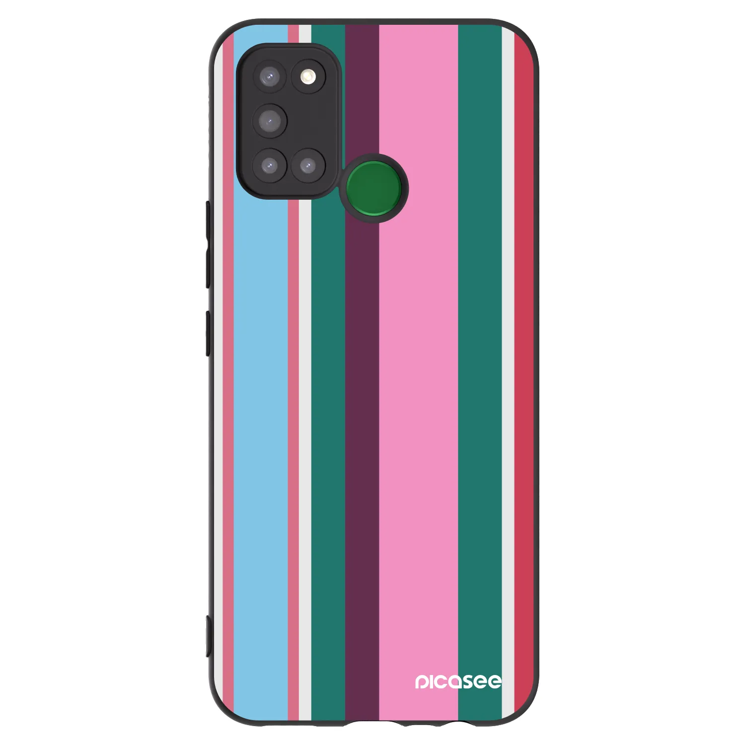 Picasee fekete szilikon tok az alábbi mobiltelefonokra Realme 7i - Cabana club