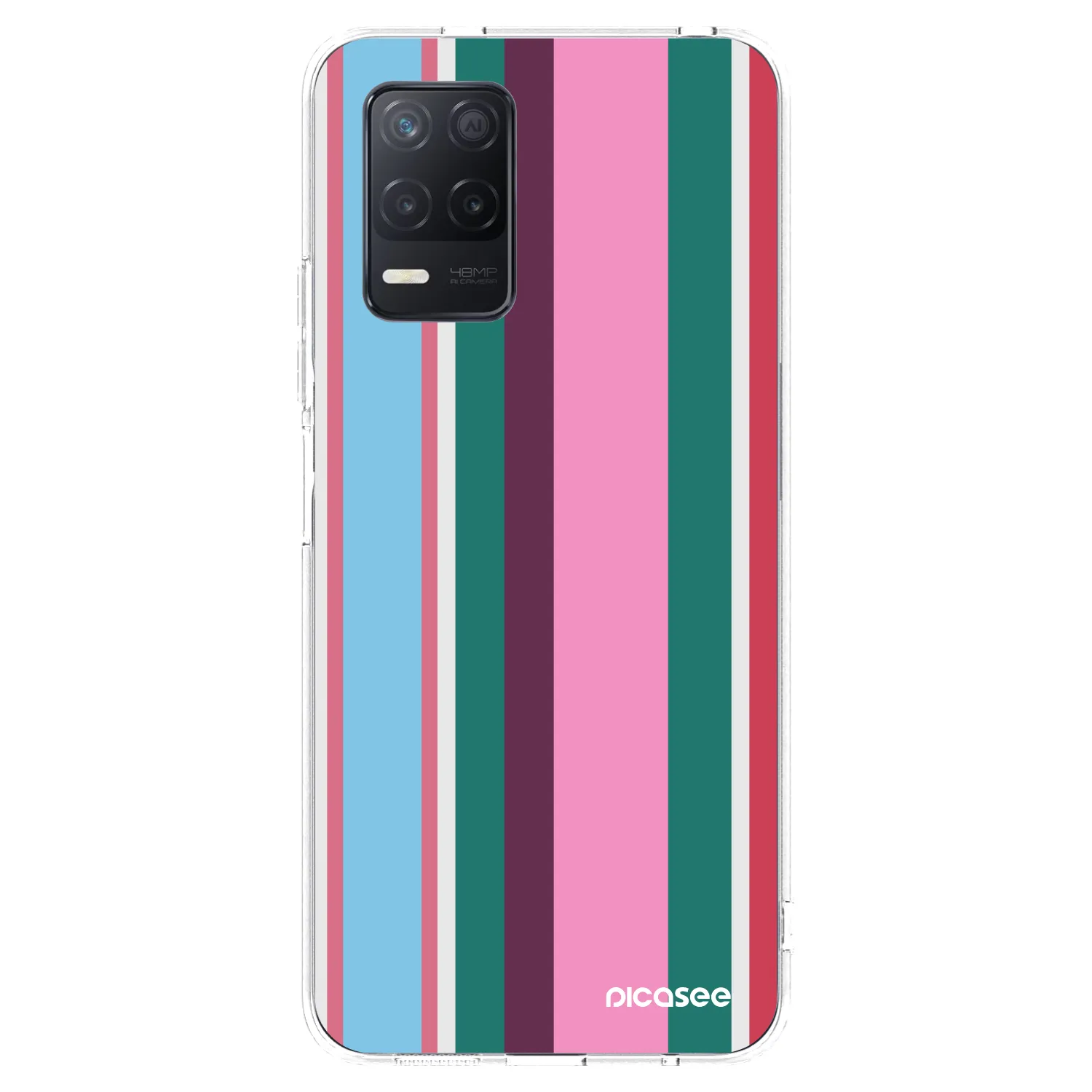 Picasee átlátszó szilikon tok az alábbi mobiltelefonokra Realme 8 5G - Cabana club