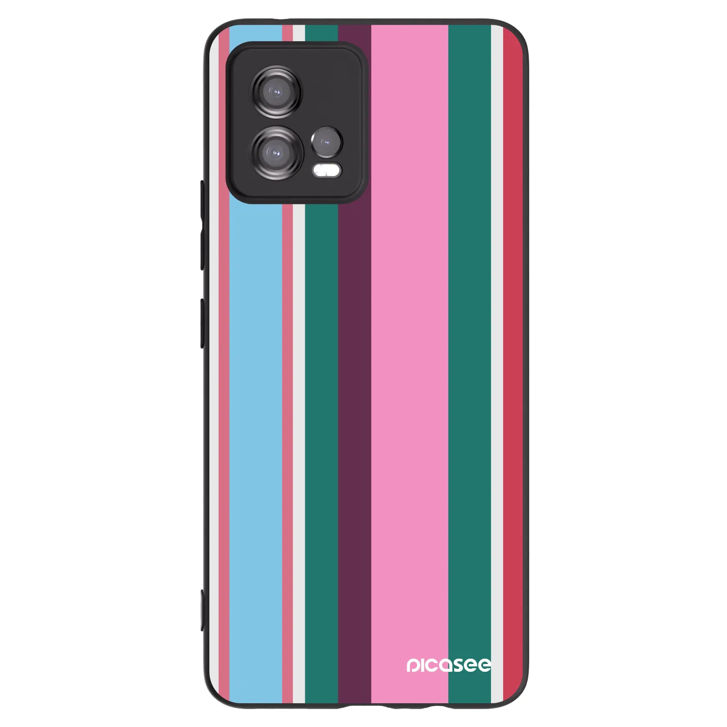 Picasee fekete szilikon tok az alábbi mobiltelefonokra Motorola Moto G72 - Cabana club