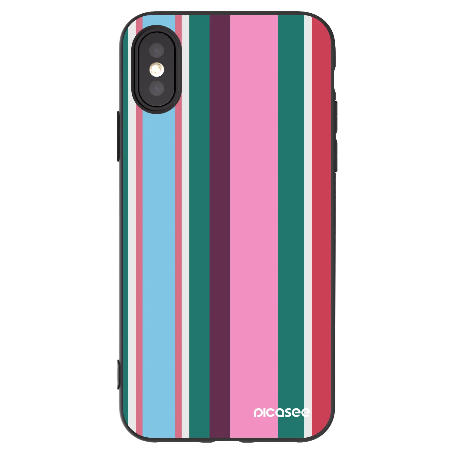 Picasee fekete szilikon tok az alábbi mobiltelefonokra Apple iPhone X/XS - Cabana club