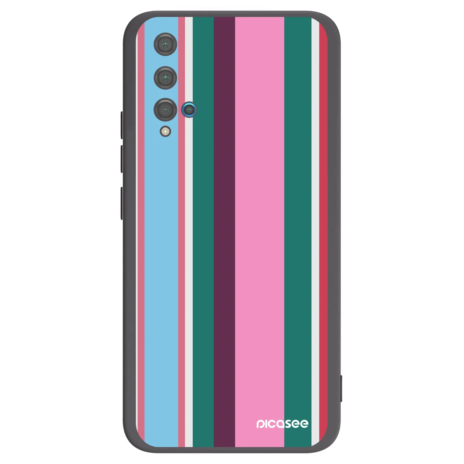 Picasee fekete szilikon tok az alábbi mobiltelefonokra Huawei Nova 5T - Cabana club