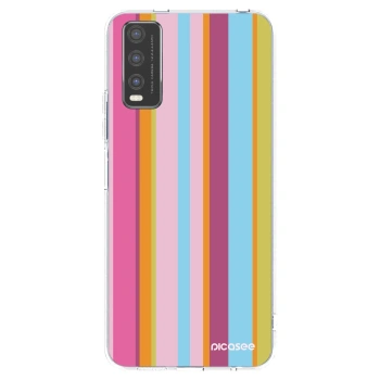 Picasee átlátszó szilikon tok az alábbi mobiltelefonokra Vivo Y20s - Golden hour