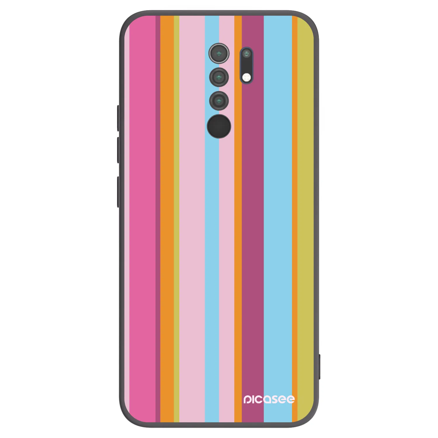Picasee fekete szilikon tok az alábbi mobiltelefonokra Xiaomi Redmi 9 - Golden hour