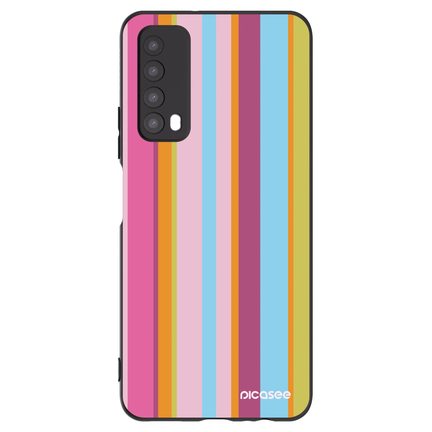 Picasee fekete szilikon tok az alábbi mobiltelefonokra Huawei P Smart 2021 - Golden hour