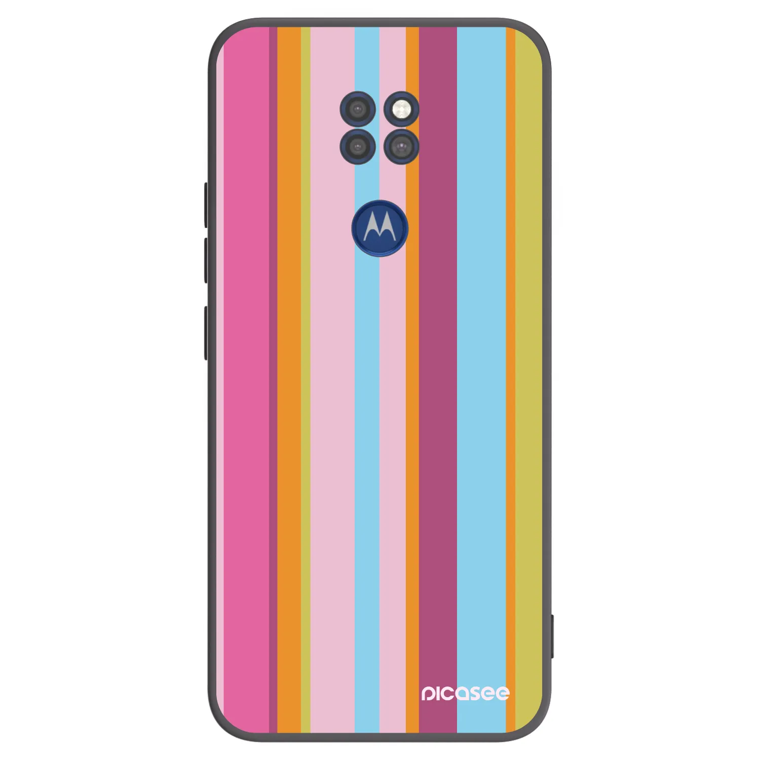 Picasee fekete szilikon tok az alábbi mobiltelefonokra Motorola Moto G9 Play - Golden hour
