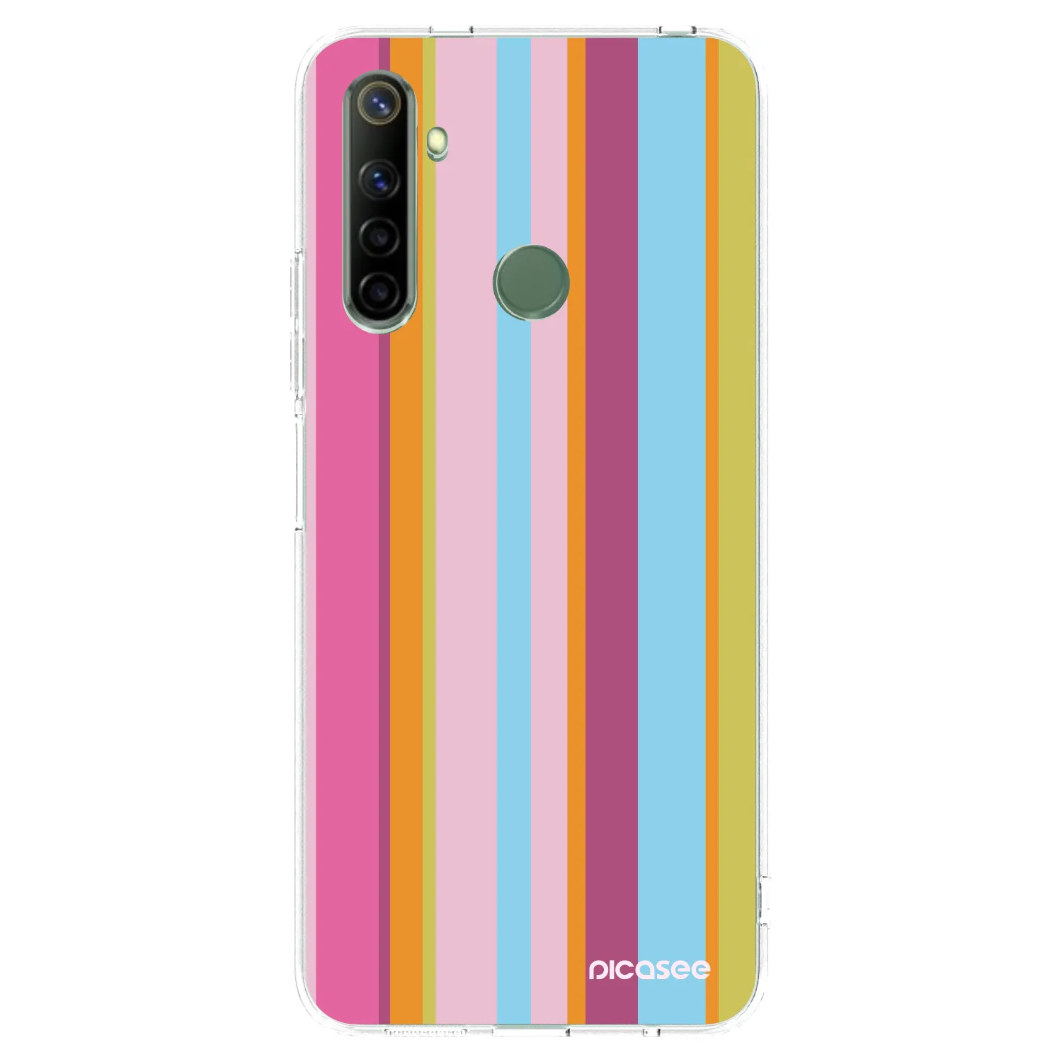 Picasee átlátszó szilikon tok az alábbi mobiltelefonokra Realme 6i - Golden hour